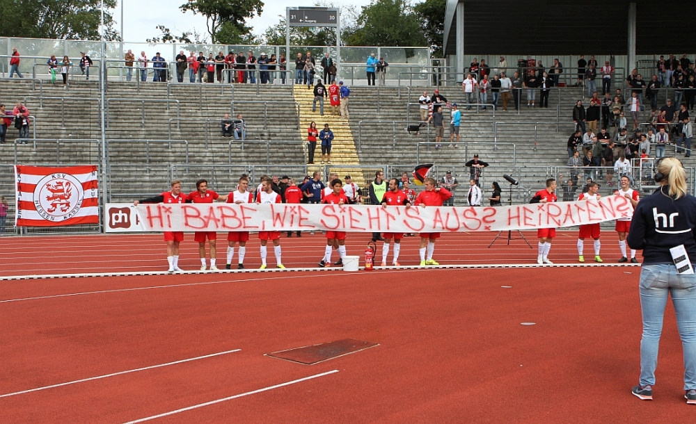 Heiratsantrag eines Kasseler Ultras 