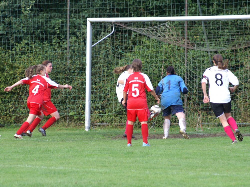 Regionalpokal: SG Hombressen/Udenhausen - KSV-Frauen: Nadine Schütze erzielt das 3:0