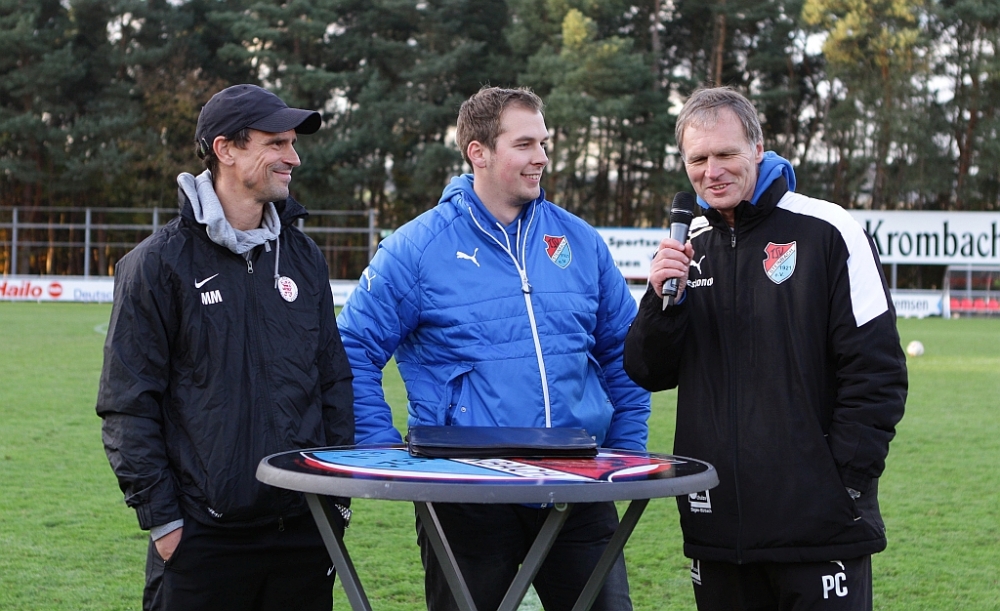 PK auf dem Platz in Haiger