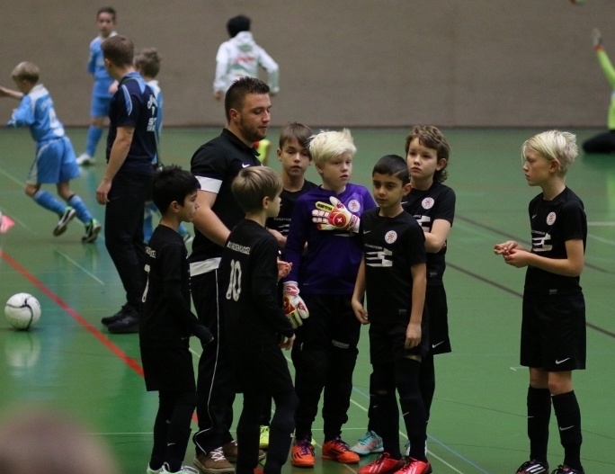 U10 beim 1.Hallenturnier