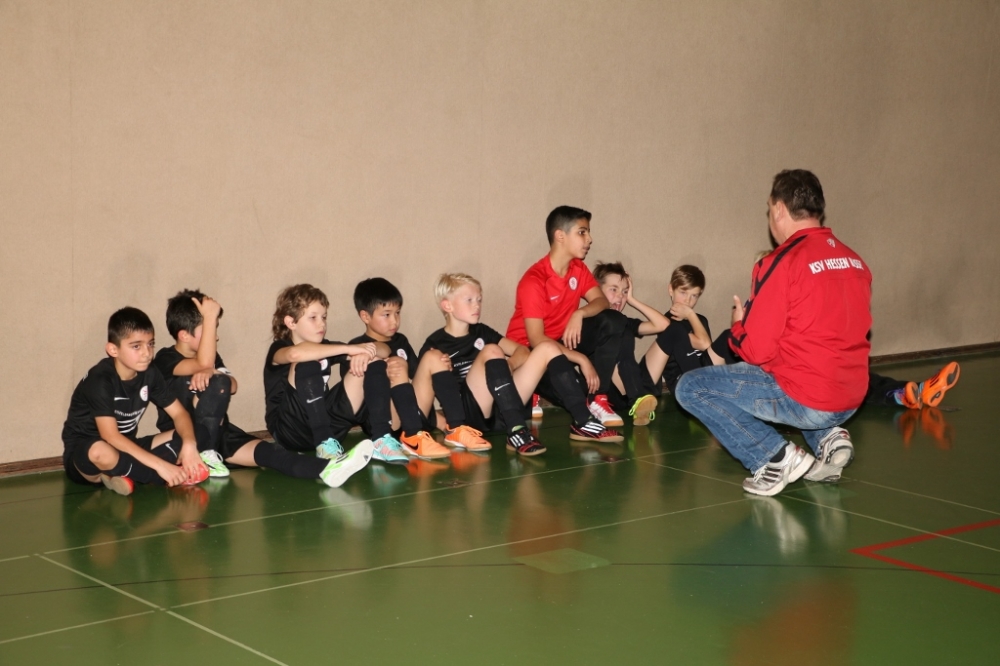 U10 beim 1.Hallenturnier