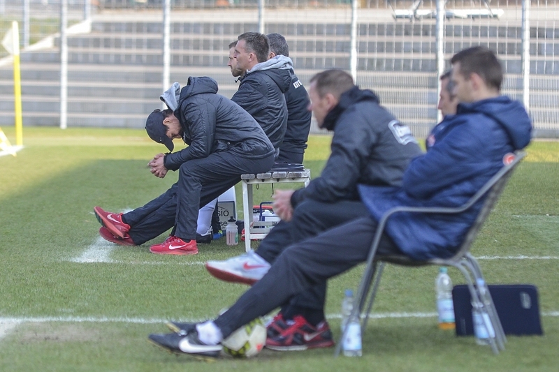 Die Reaktion des Trainers beim Tor von Freiburg