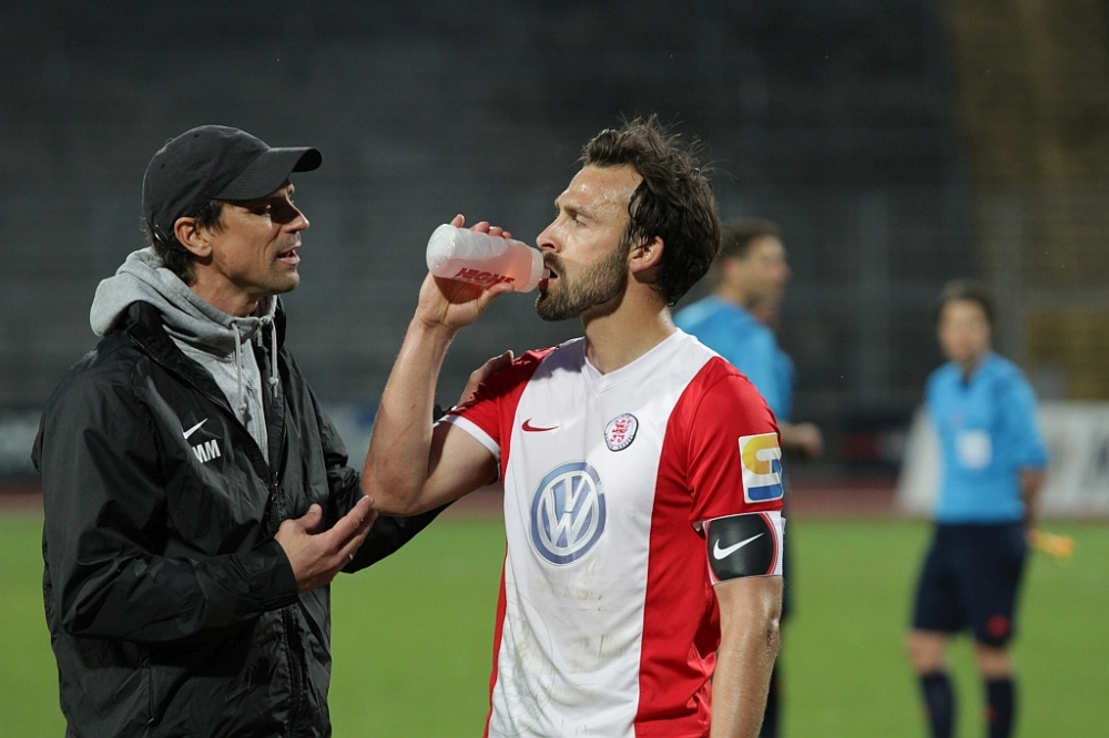 Mink und Becker vor der Verlängerung