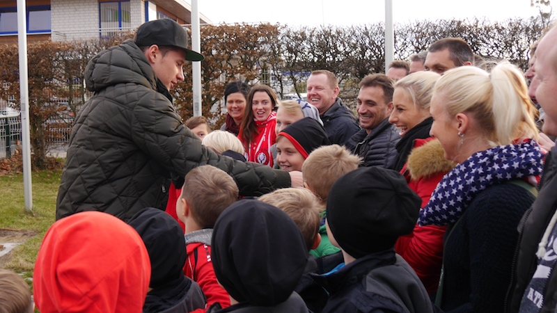 U10 zu Gast beim VFL Wolfsburg und Julian Draxler