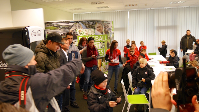 U10 zu Gast beim VFL Wolfsburg und Julian Draxler