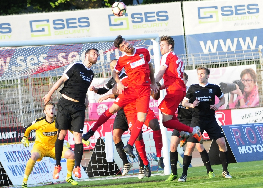 Wormatia gegen Hessen KasselPausenstand 1:05. Mai 2017