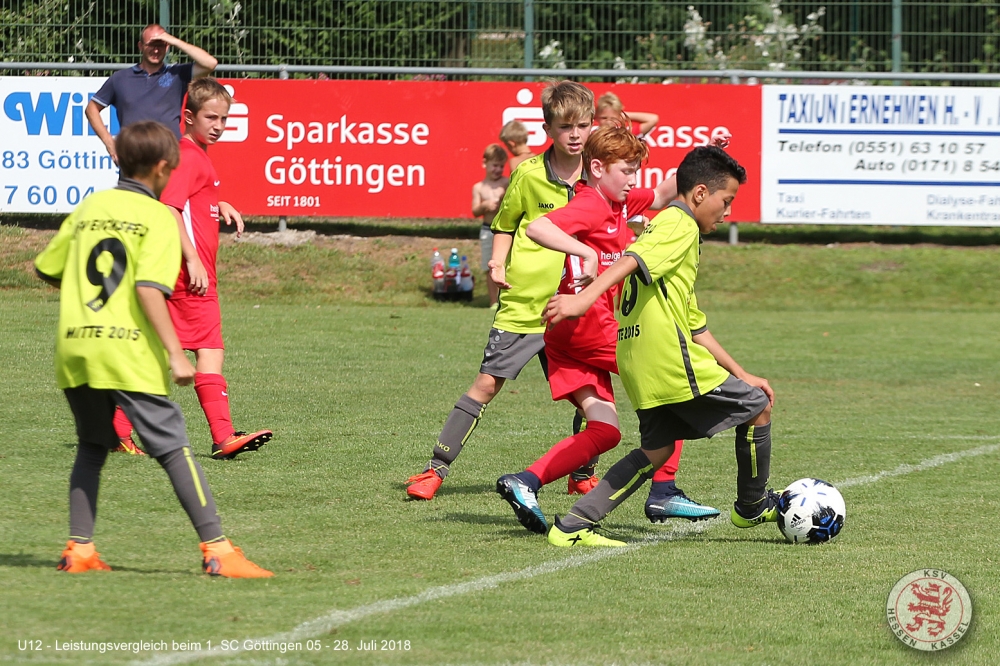 U12 Leistungsvergleich bei Göttingen 05