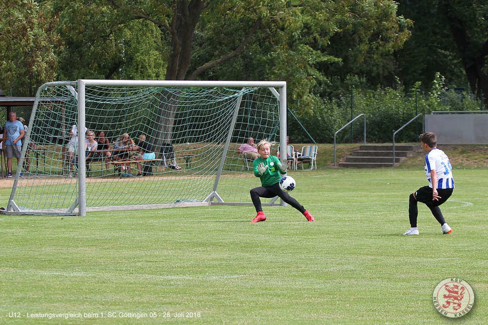 U12 Leistungsvergleich bei Göttingen 05