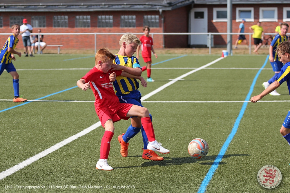 U12 Test gegen SF BG Marburg