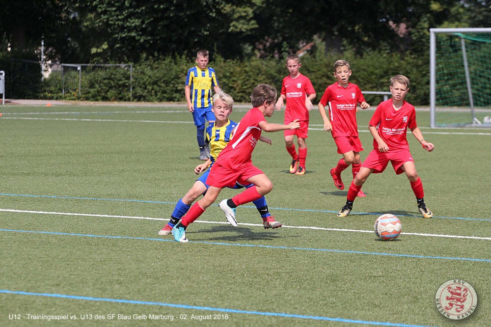 U12 Test gegen SF BG Marburg