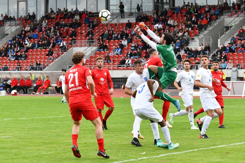 Lotto Hessenliga 2018/2019, KSV Hessen Kassel, VFB Ginsheim, Endstand 2:2