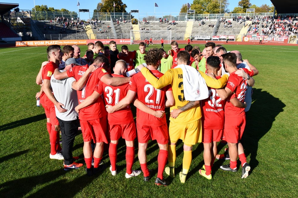 Lotto Hessenliga 2018/2019, KSV Hessen Kassel, SG Barockstadt Fulda-Lehnerz, Endstand 4:1