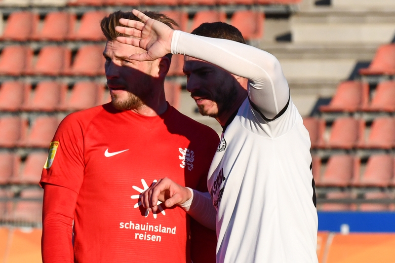 Lotto Hessenliga 2018/2019, KSV Hessen Kassel, FC Eddersheim, Endstand 3:0, Sebastian Schmeer (KSV Hessen Kassel)