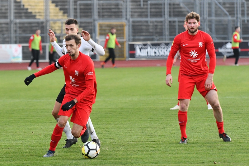 Lotto Hessenliga 2018/2019, KSV Hessen Kassel, FC Eddersheim, Endstand 3:0, Frederic Brill (KSV Hessen Kassel)