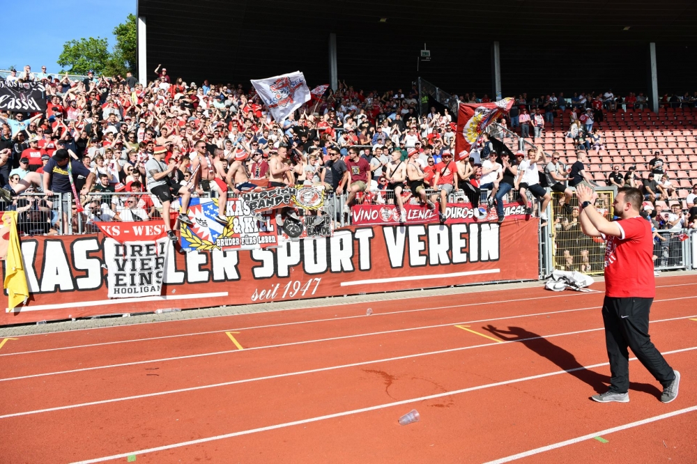 Lotto Hessenliga 2018/2019, KSV Hessen Kassel, KSV Baunatal, Endstand 3:1; Tobias Zeller