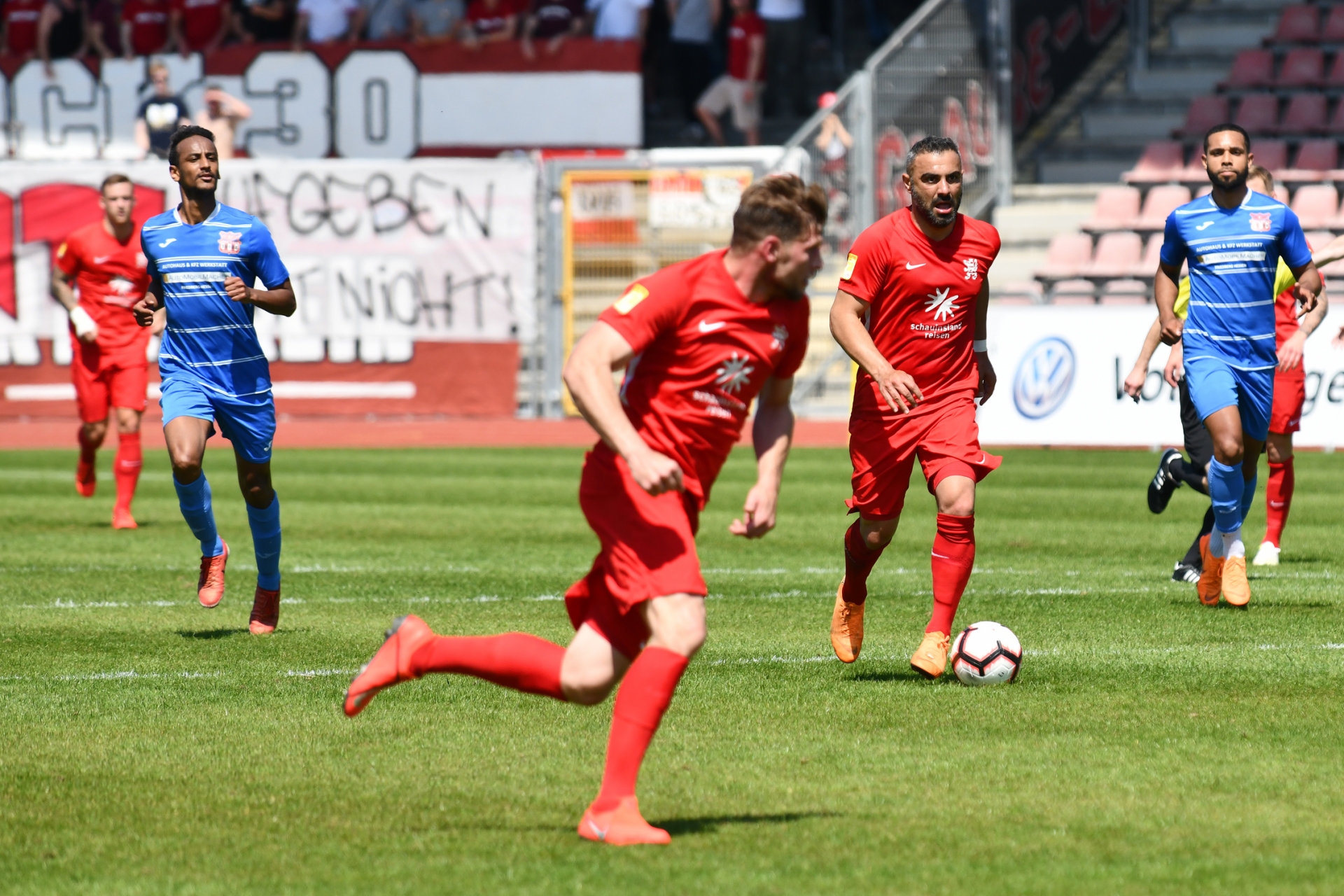 Lotto Hessenliga 2018/2019, KSV Hessen Kassel, Türk Gücü Friedberg, Endstand 4:0, Mahir SaglÄ±k (KSV Hessen Kassel)