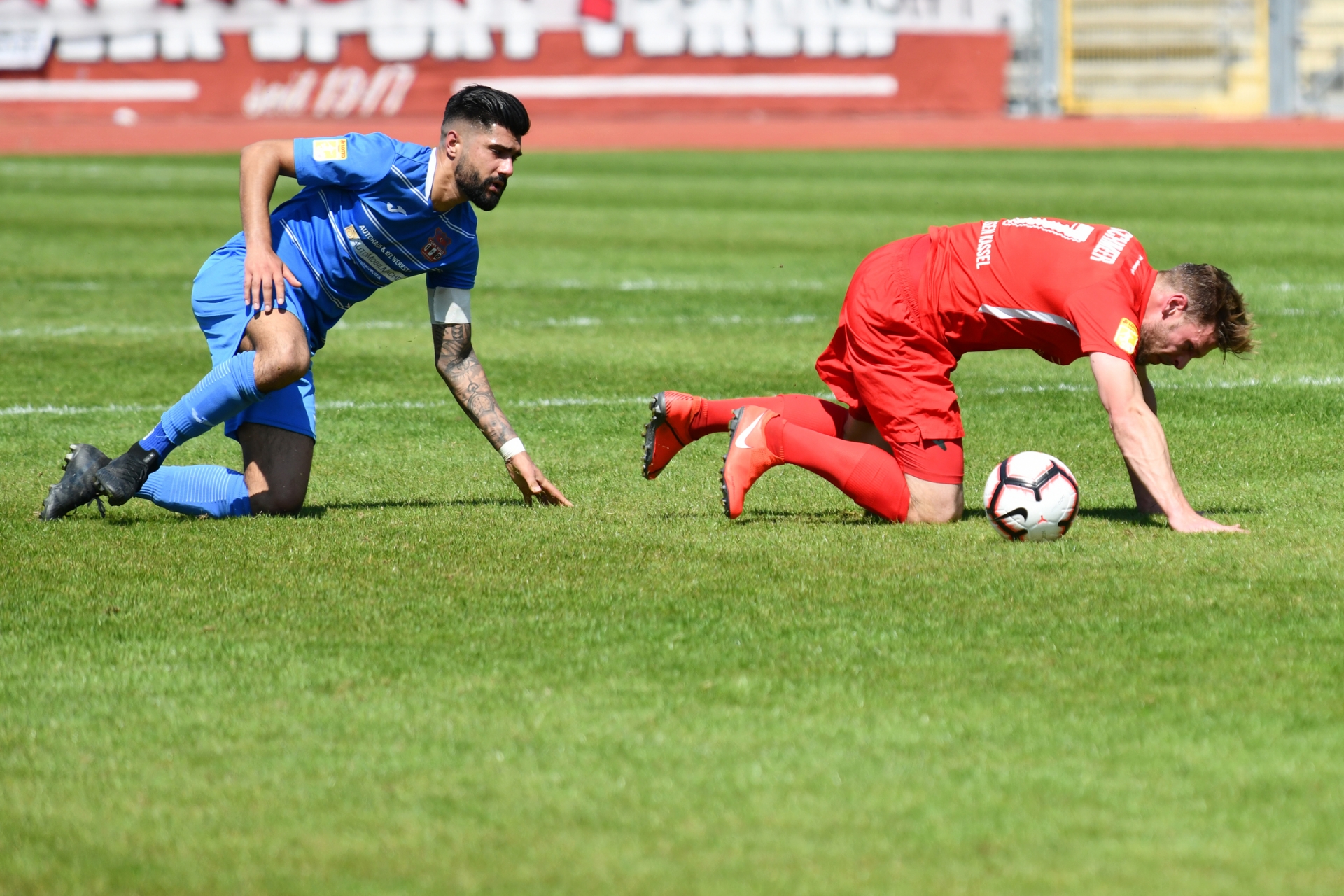 Lotto Hessenliga 2018/2019, KSV Hessen Kassel, Türk Gücü Friedberg, Endstand 4:0, Sebastian Schmeer (KSV Hessen Kassel)