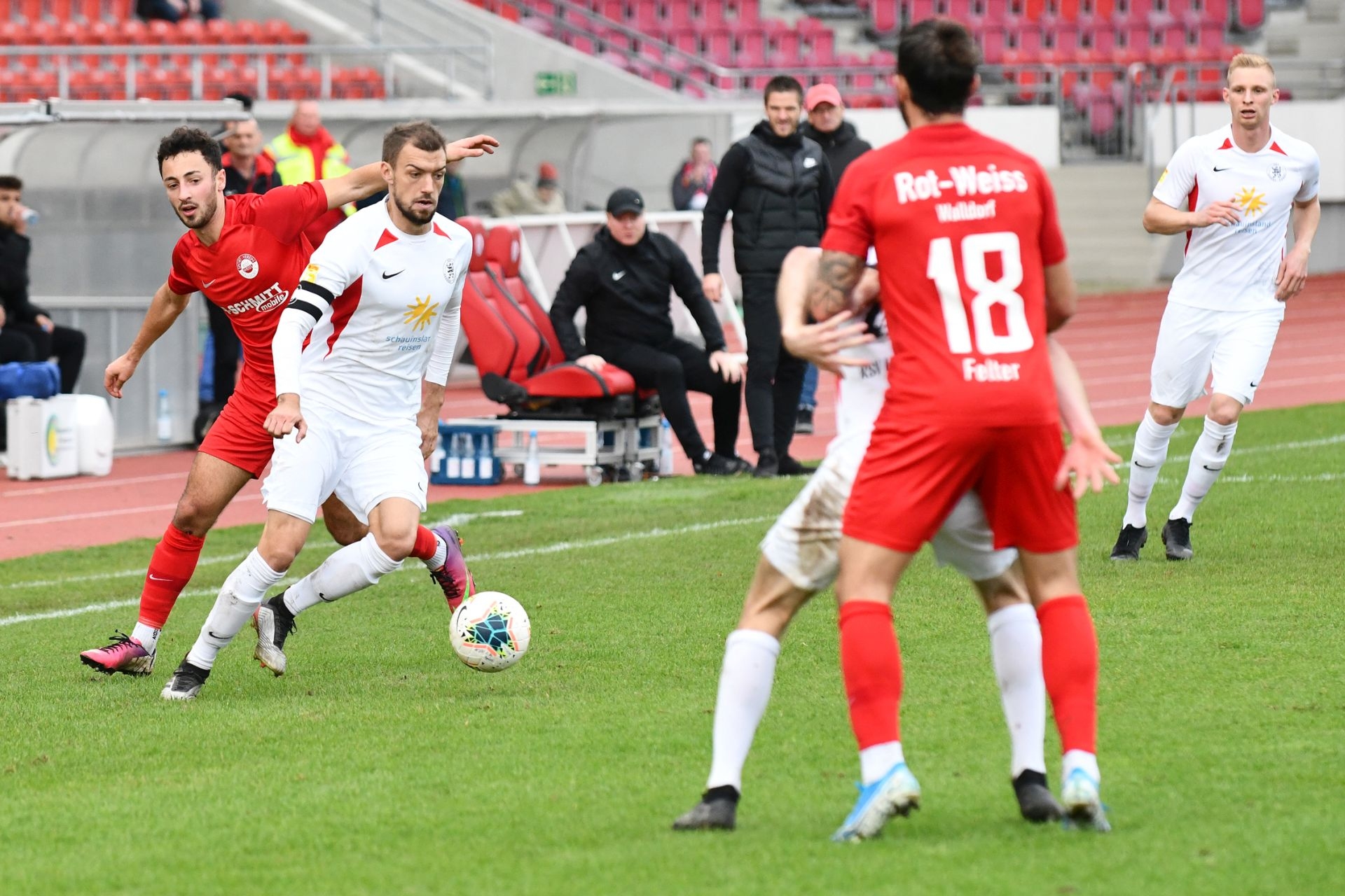 KSV Hessen Kassel, Rot-Weiss Walldorf, Endstand 4:0, Frederic Brill (KSV Hessen Kassel)