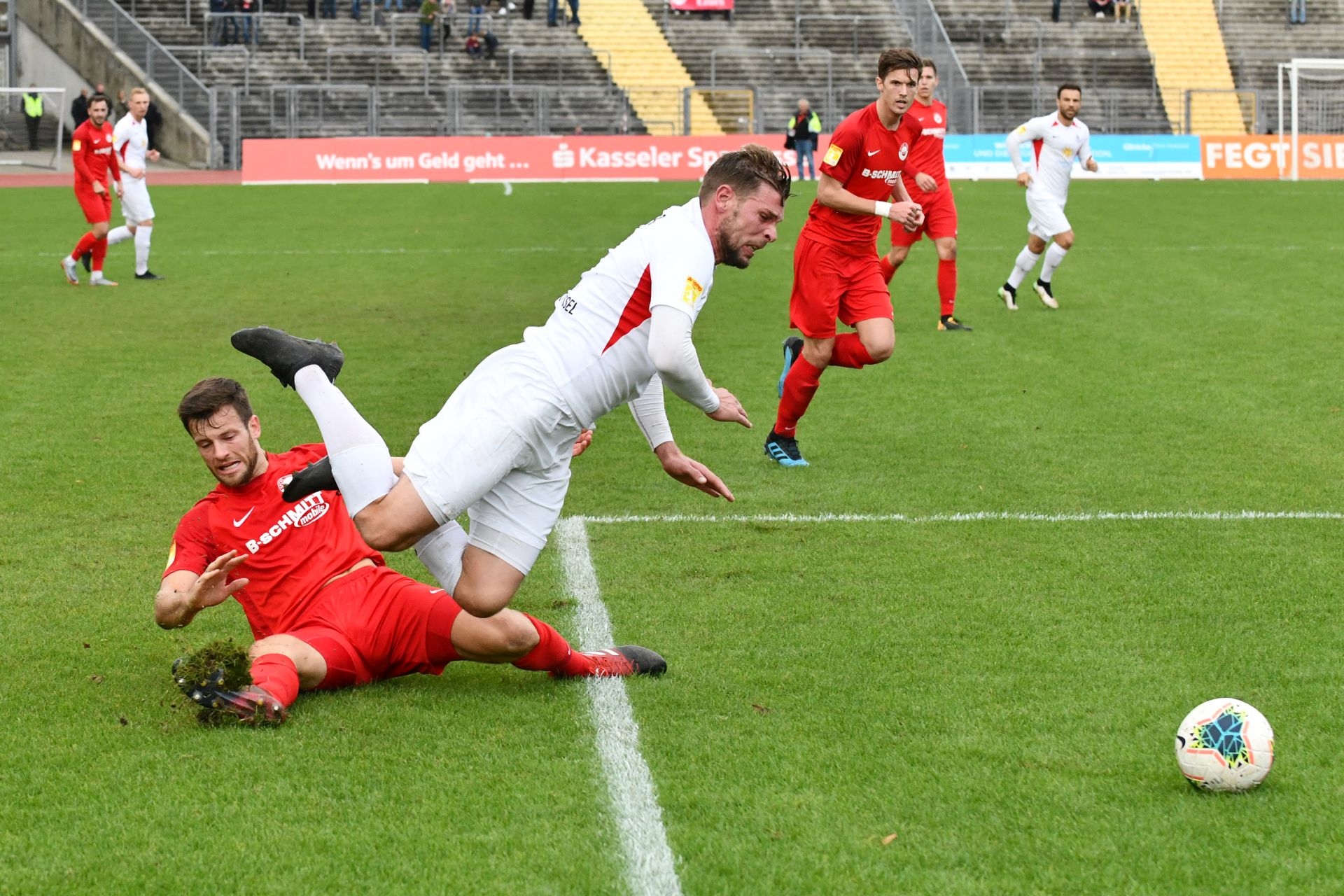 KSV Hessen Kassel, Rot-Weiss Walldorf, Endstand 4:0, Sebastian Schmeer (KSV Hessen Kassel)