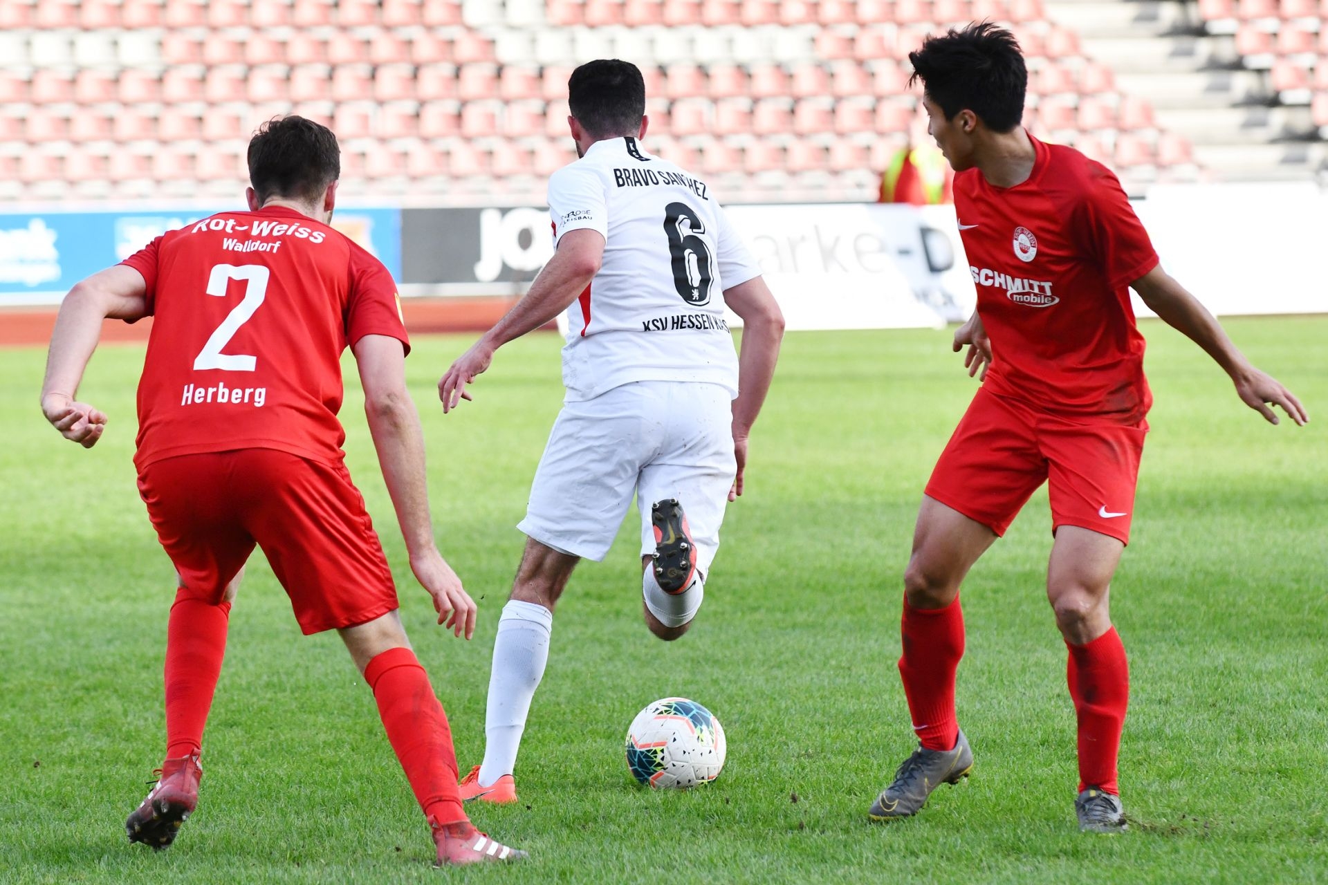 KSV Hessen Kassel, Rot-Weiss Walldorf, Endstand 4:0, Adrian Bravo Sanchez (KSV Hessen Kassel)