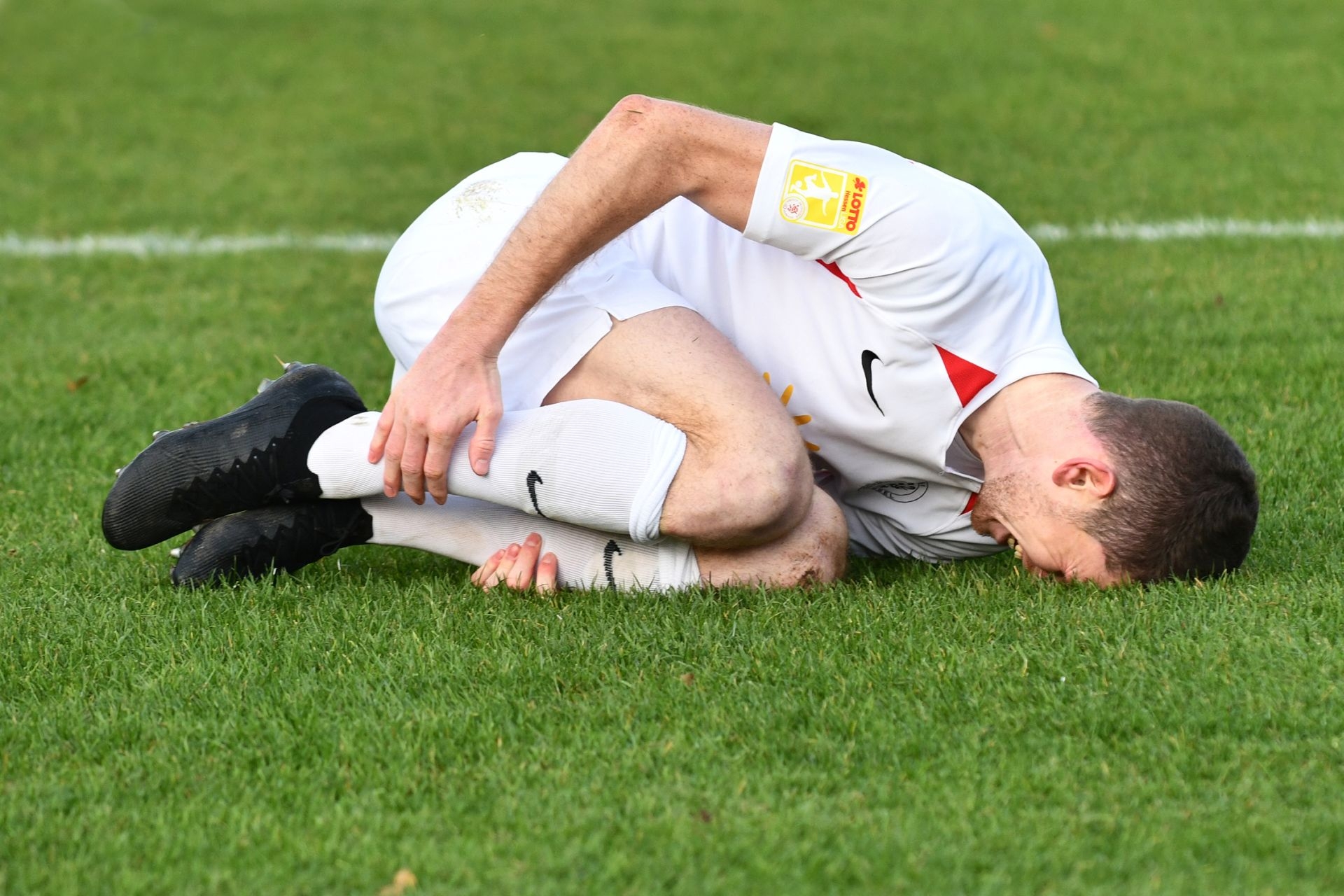 Lotto Hessenliga 2019/2020, KSV Hessen Kassel, SC Waldgirmes, Endstand 4:1, Lukas Iksal (KSV Hessen Kassel)