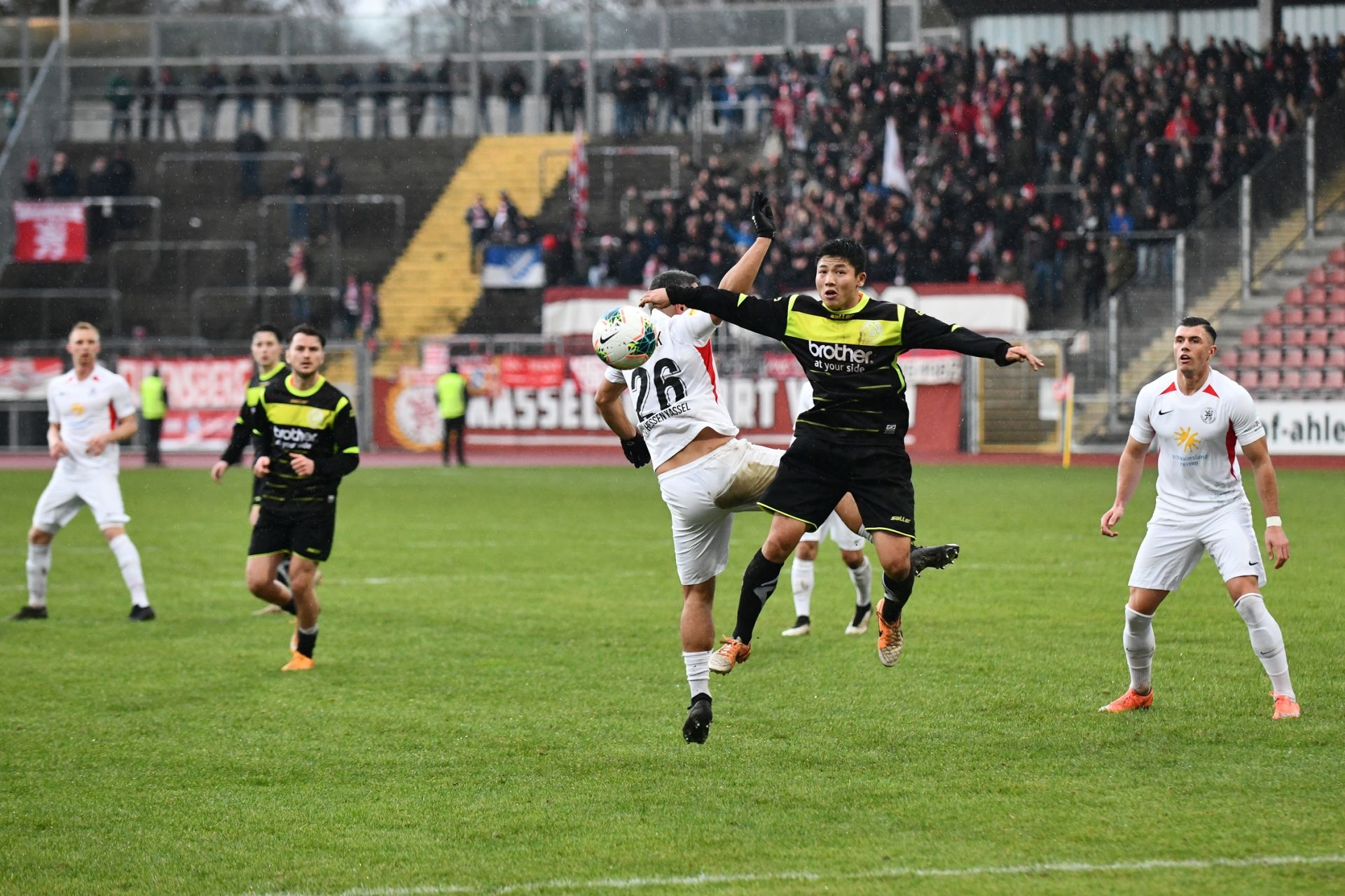 Lotto Hessenliga 2019/2020, KSV Hessen Kassel, FV Bad Vilbel, Endstand 6:1, Mahir Saglik (KSV Hessen Kassel)