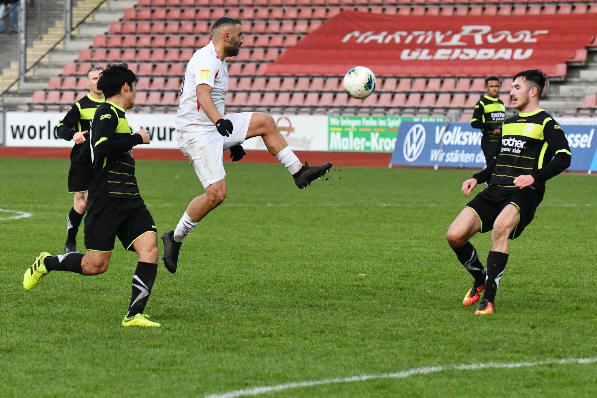 Lotto Hessenliga 2019/2020, KSV Hessen Kassel, FV Bad Vilbel, Endstand 6:1, Mahir Saglik (KSV Hessen Kassel)