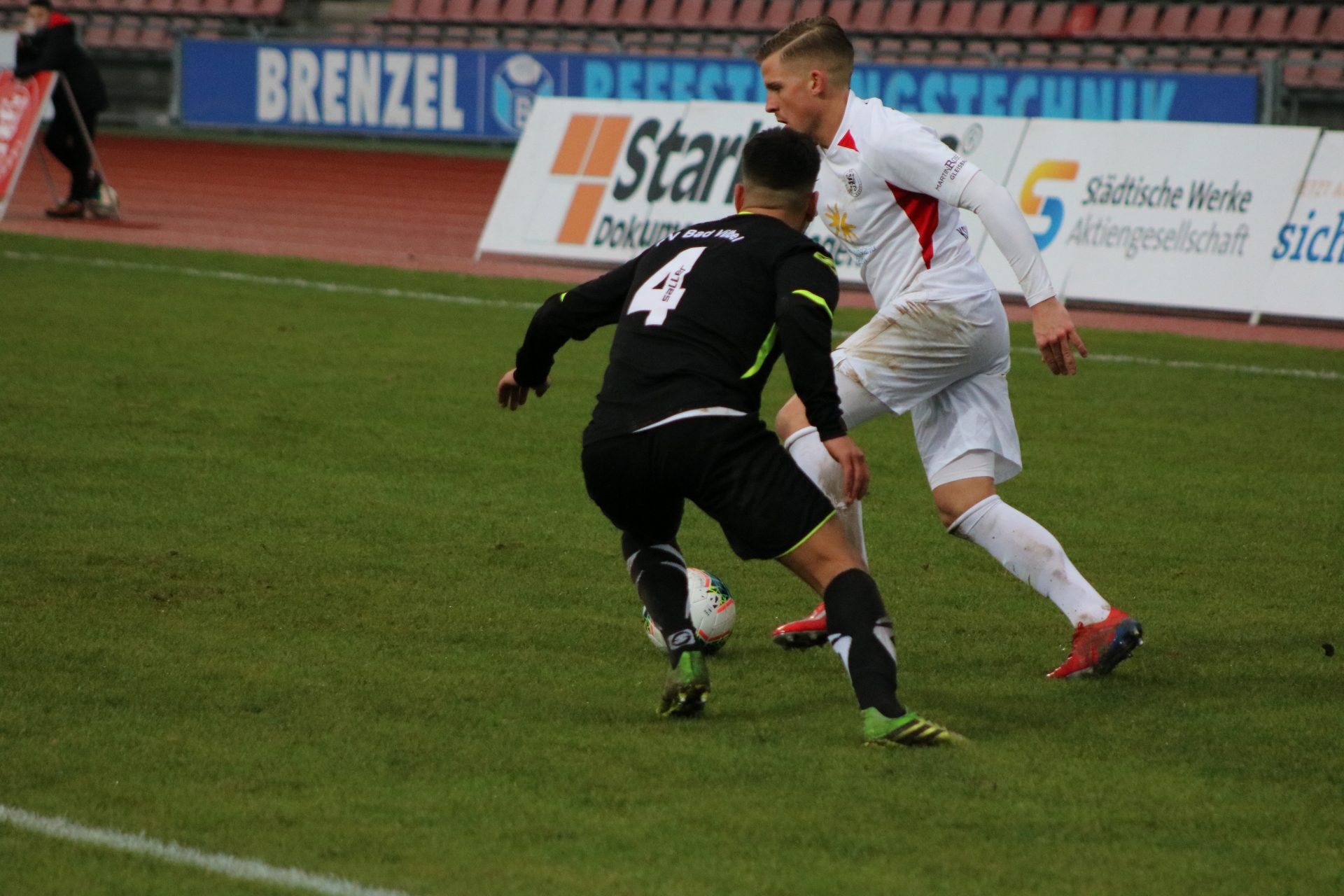 Lotto Hessenliga 2019/2020, KSV Hessen Kassel, FV Bad Vilbel, Endstand 6:1, Tim-Philipp Brandner (KSV Hessen Kassel)