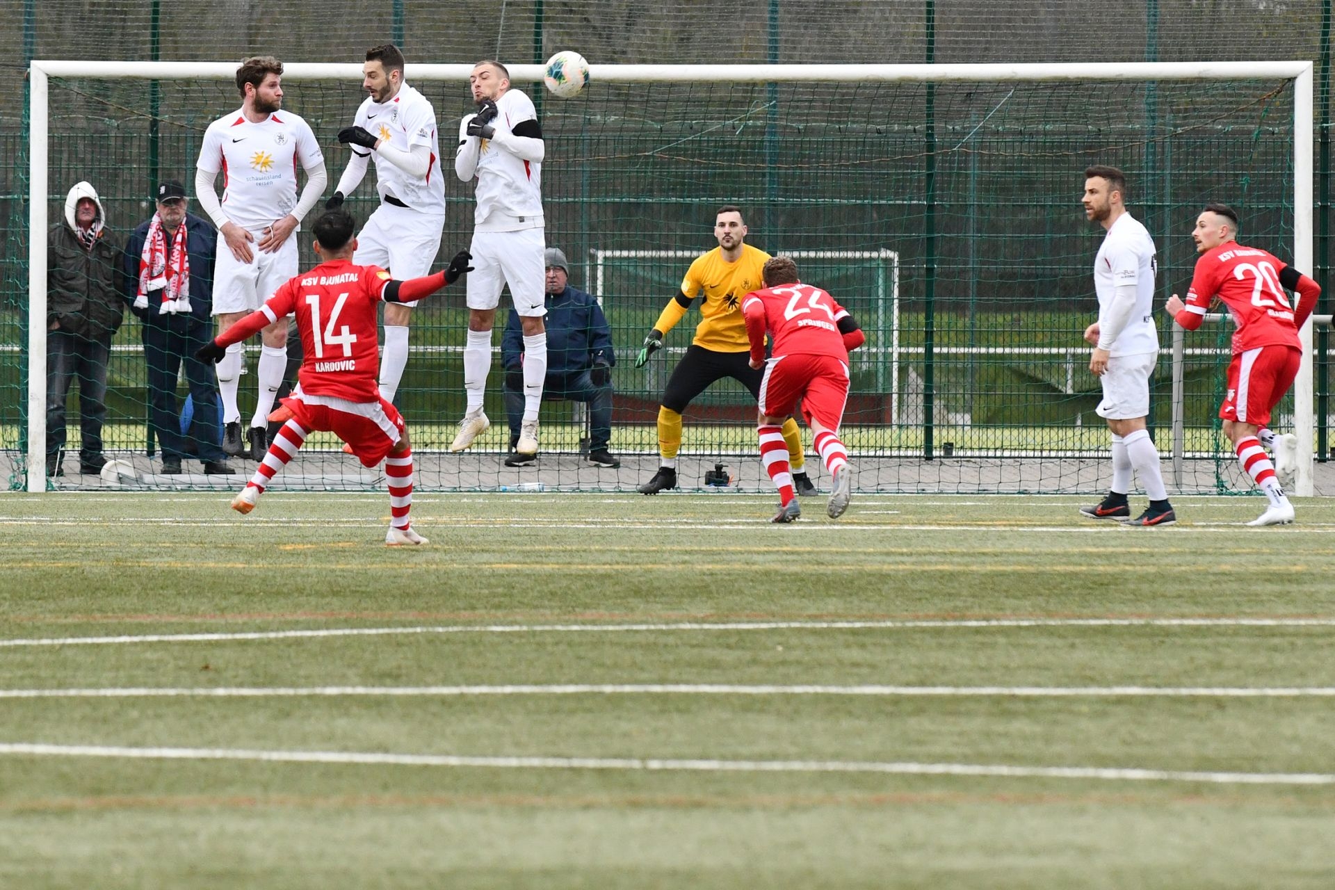 KSV Hessen Kassel, KSV Baunatal, Kreispokal, Viertelfinale, Endstand 4:2