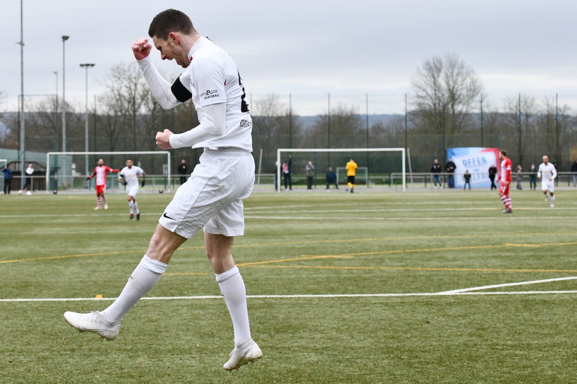 KSV Hessen Kassel, KSV Baunatal, Kreispokal, Viertelfinale, Endstand 4:2, Jubel zum 1:0