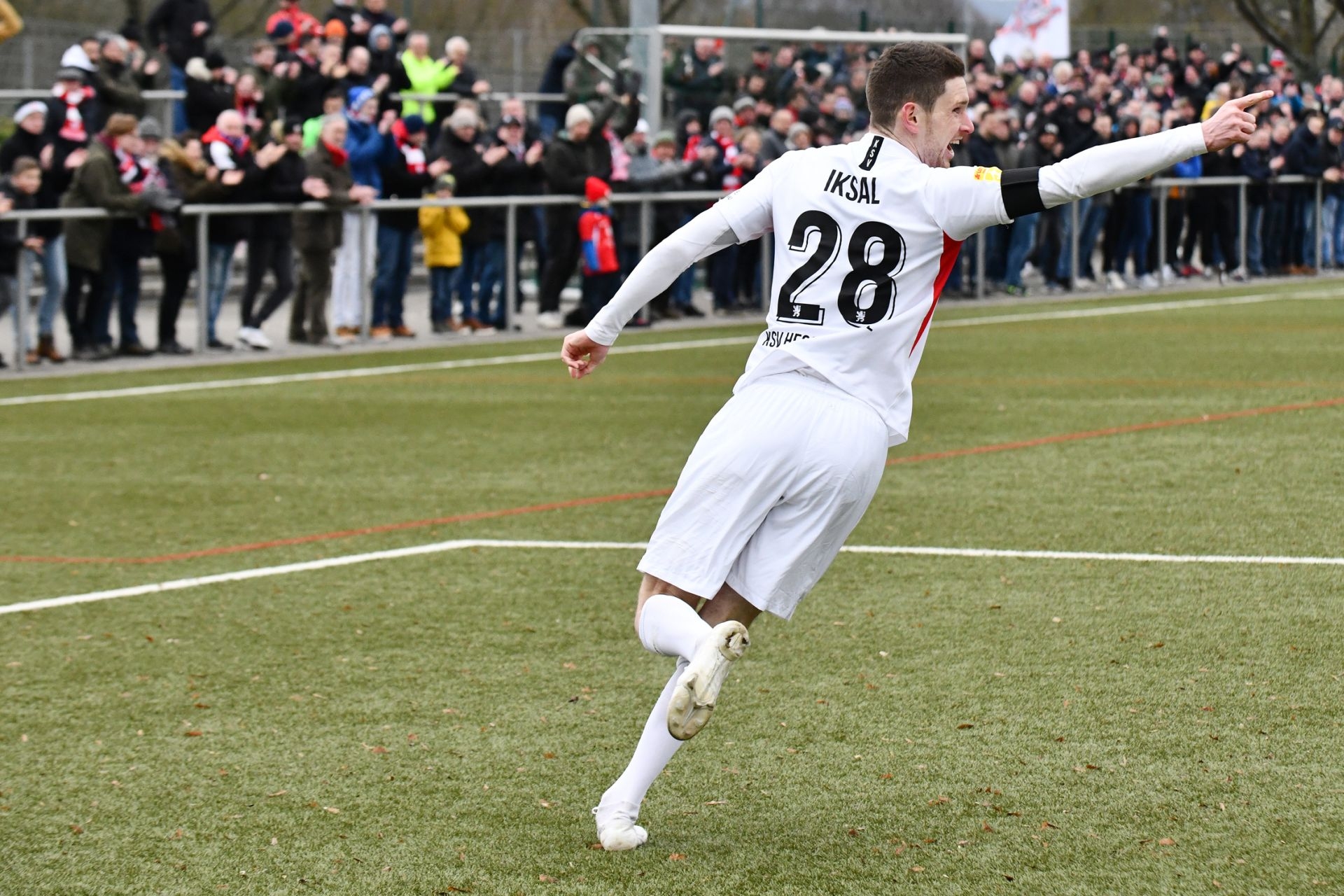 KSV Hessen Kassel, KSV Baunatal, Kreispokal, Viertelfinale, Endstand 4:2, Jubel zum 1:0