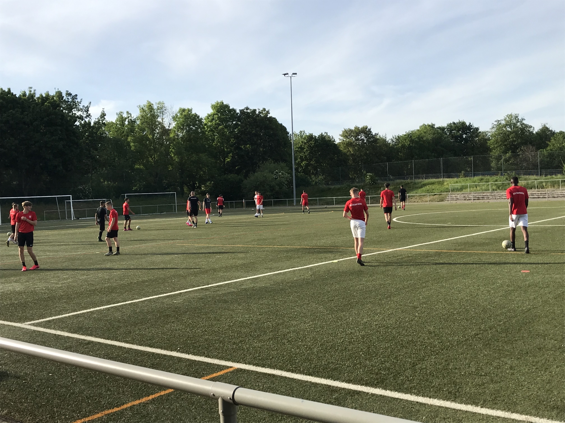 Trainingsauftakt Jugend nach Corona