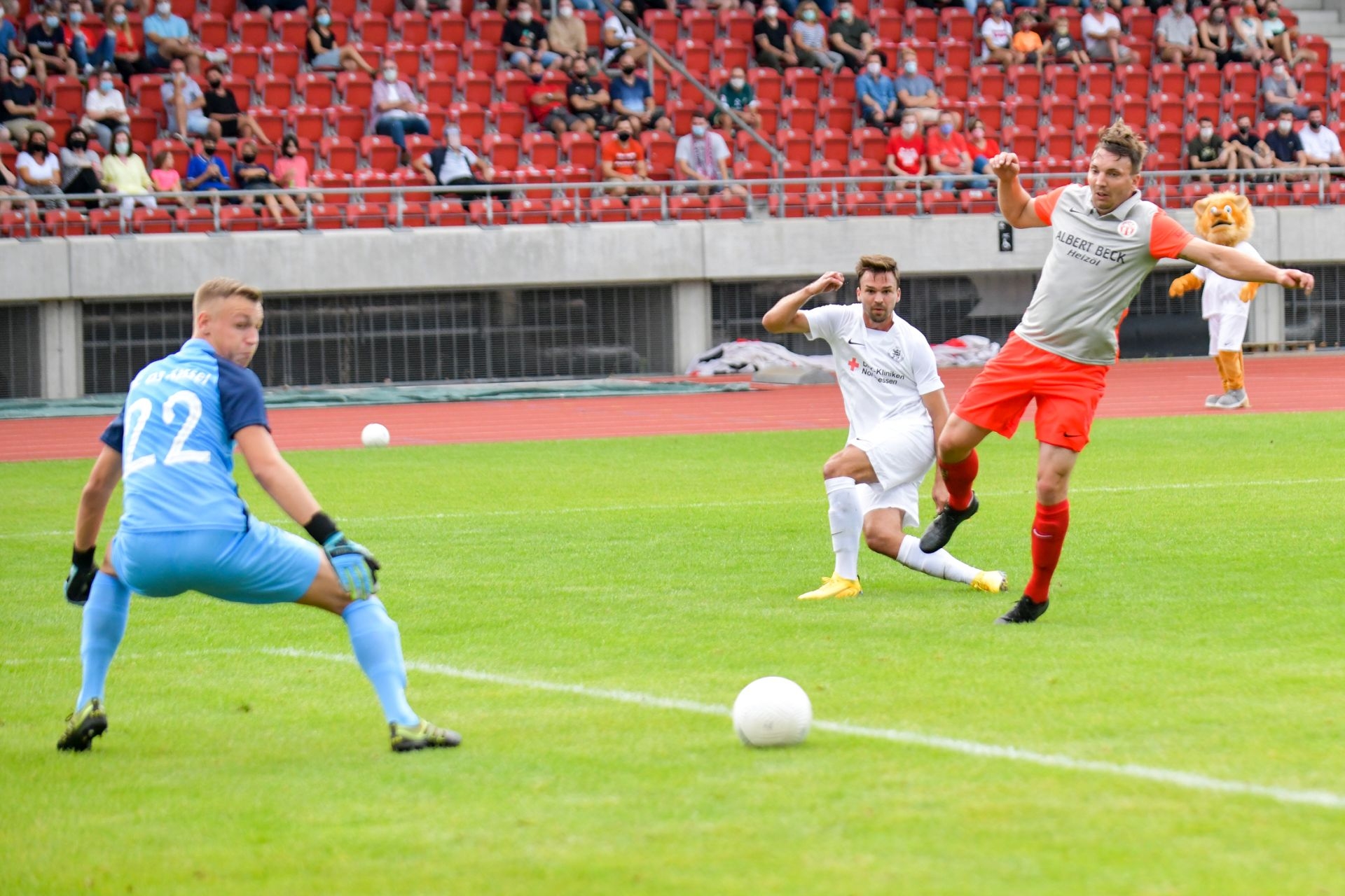 Kreispokal-Halbfinale, CSC 03 Kassel, KSV Hessen Kassel, Endstand 1:5