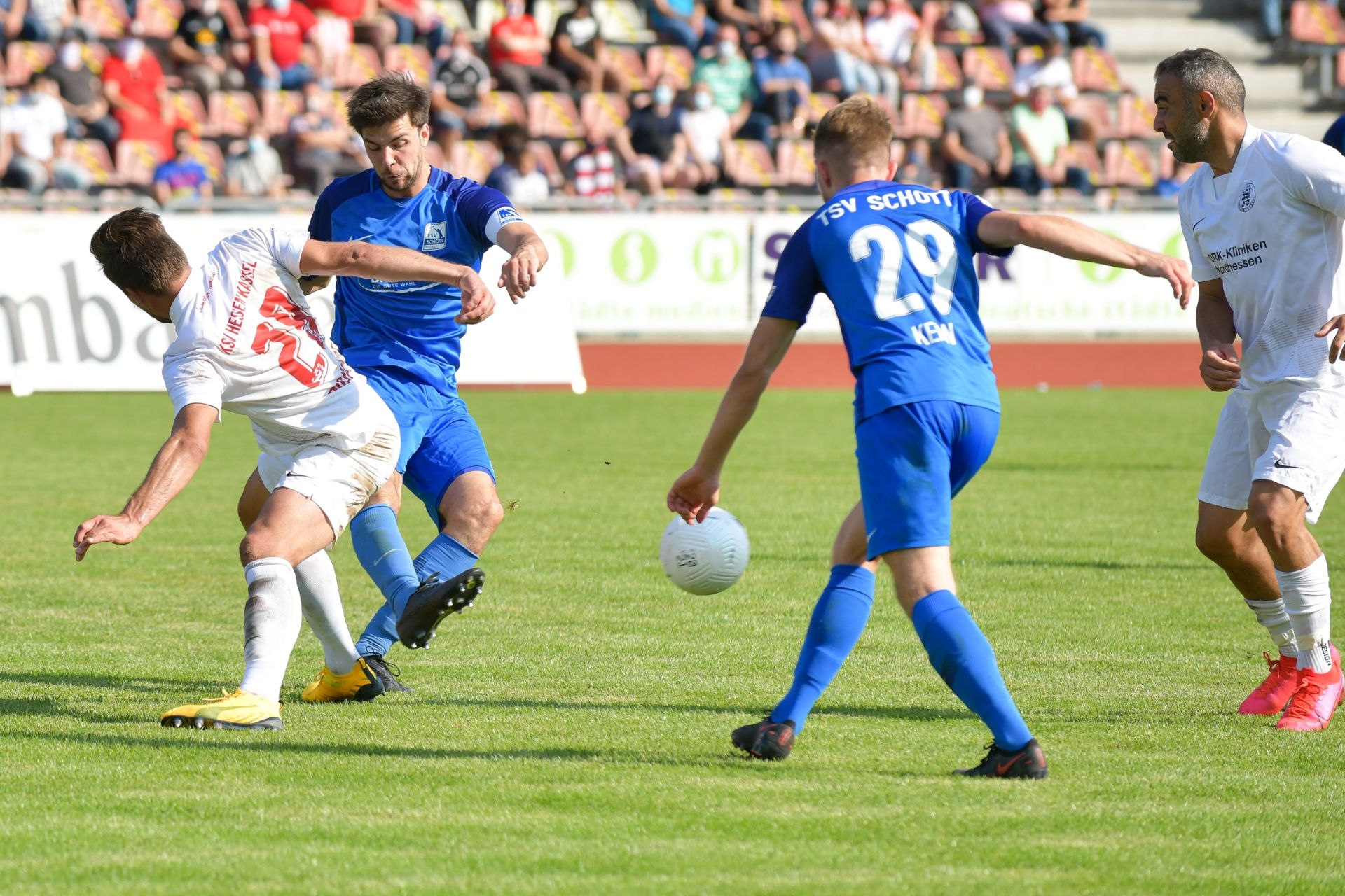 Regionalliga Südwest 2020/21, KSV Hessen Kassel, TSV Schott Mainz, Endstand 2:1