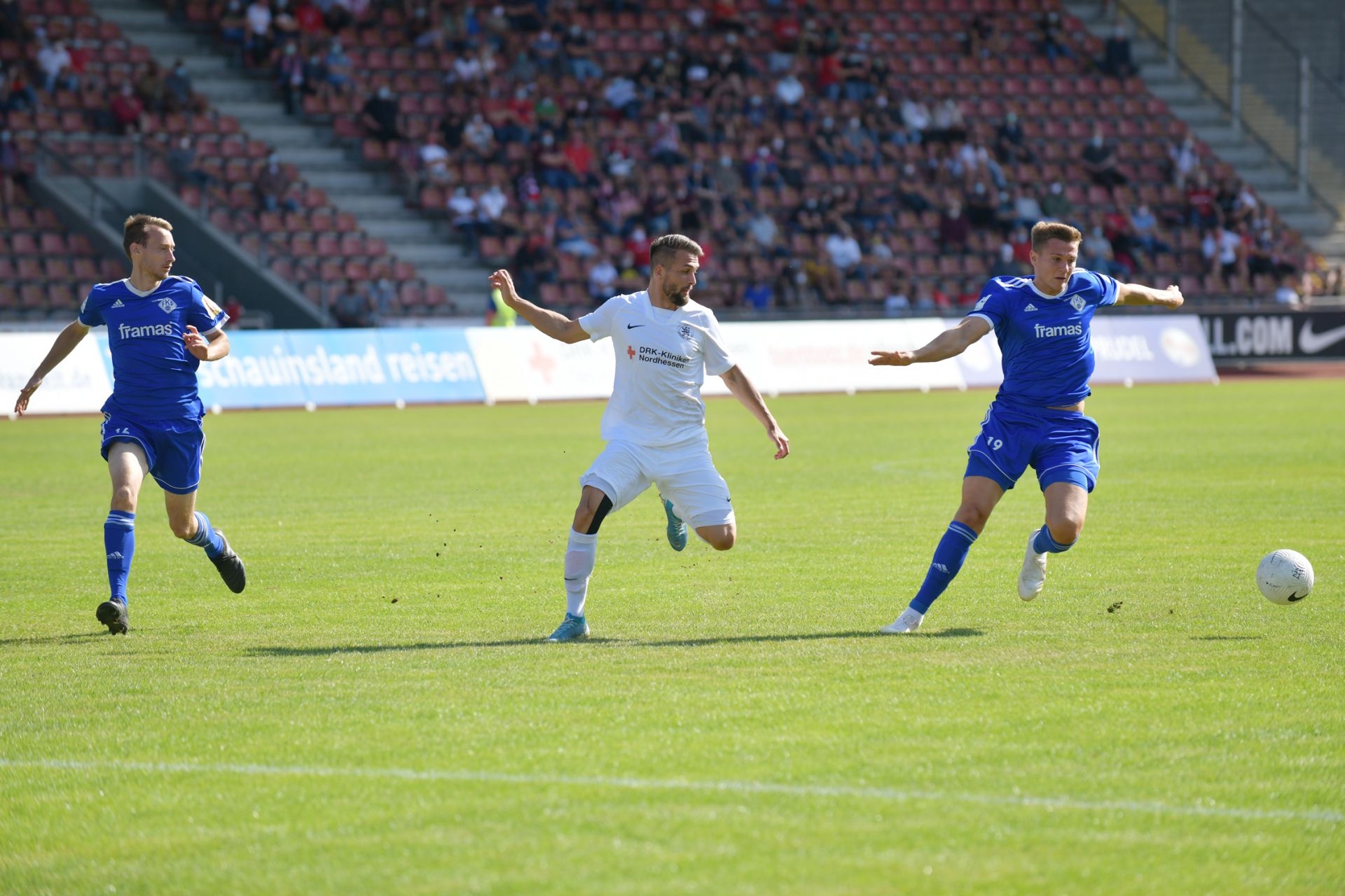 Regionalliga Südwest 2020/21, KSV Hessen Kassel, FK 03 Pirmasens, Endstand 1:1