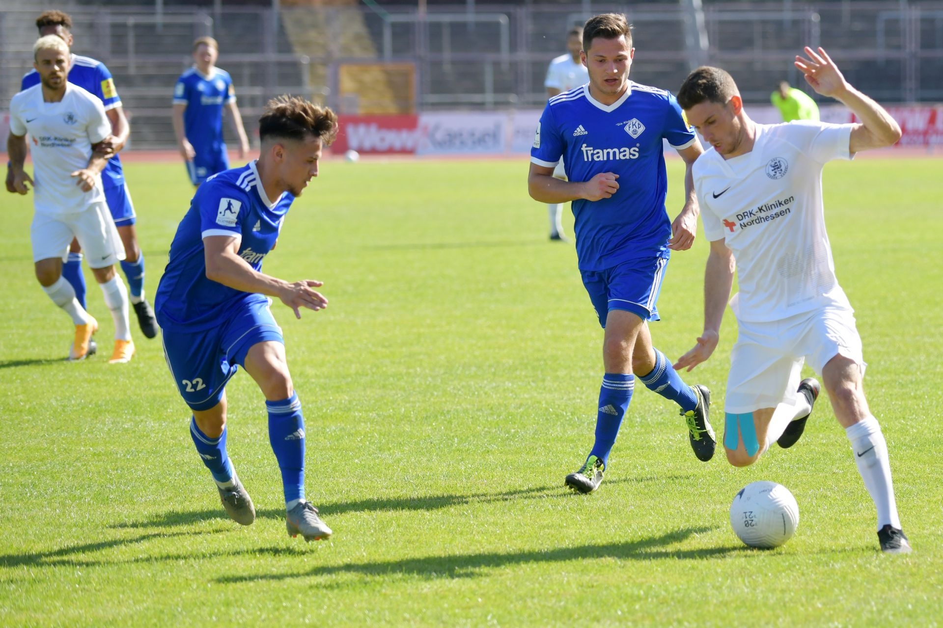 Regionalliga Südwest 2020/21, KSV Hessen Kassel, FK 03 Pirmasens, Endstand 1:1