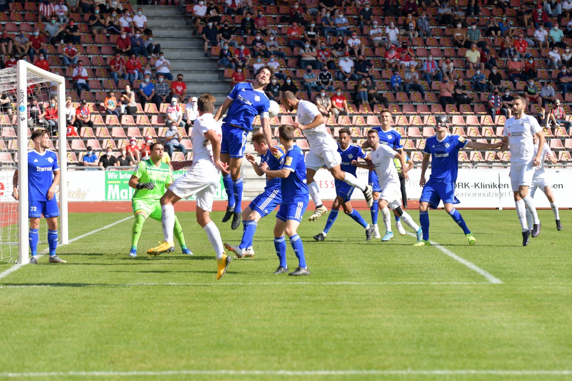 Regionalliga Südwest 2020/21, KSV Hessen Kassel, FK 03 Pirmasens, Endstand 1:1