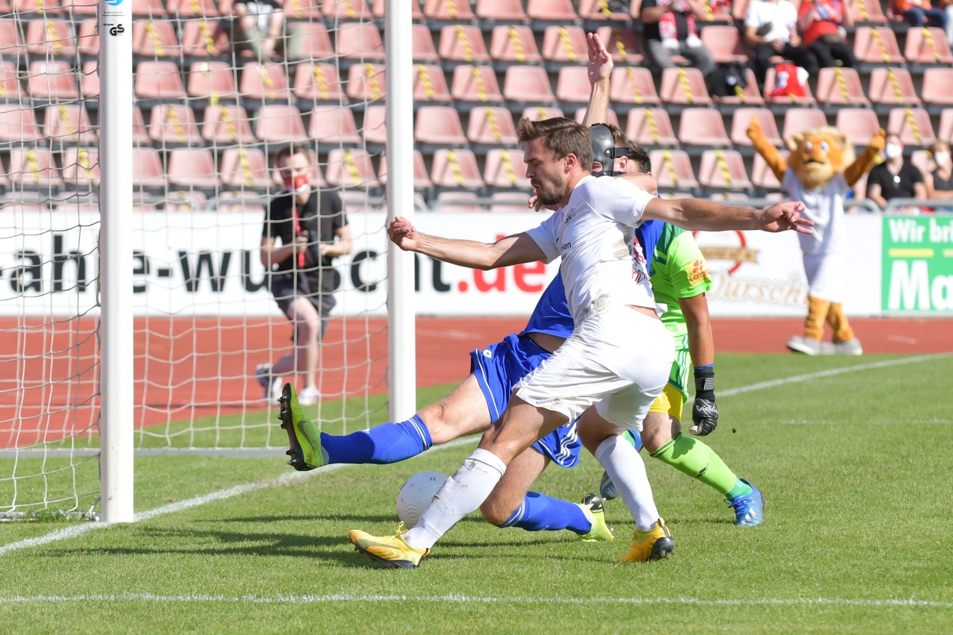 Regionalliga Südwest 2020/21, KSV Hessen Kassel, FK 03 Pirmasens, Endstand 1:1