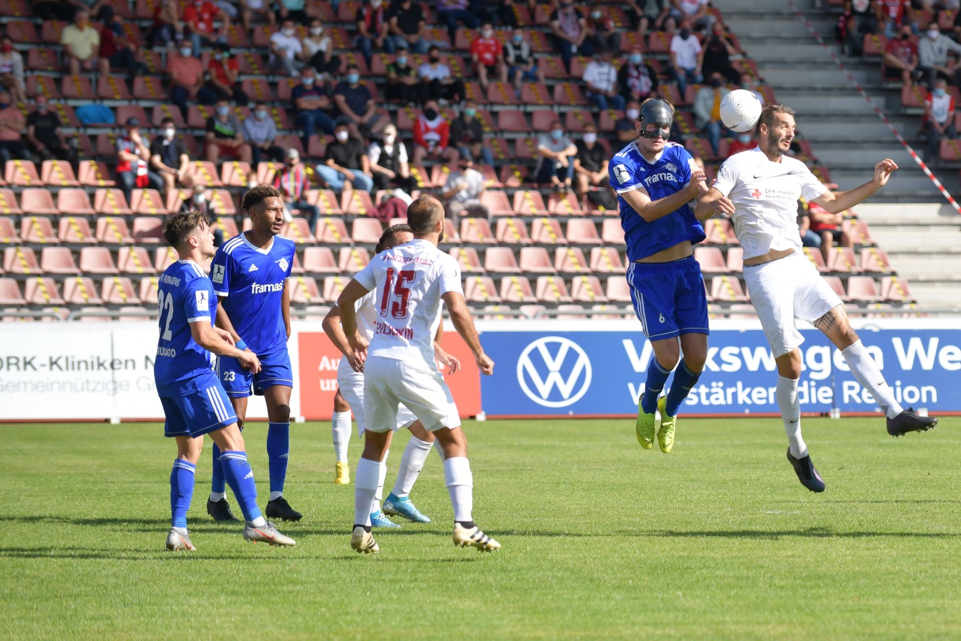 Regionalliga Südwest 2020/21, KSV Hessen Kassel, FK 03 Pirmasens, Endstand 1:1