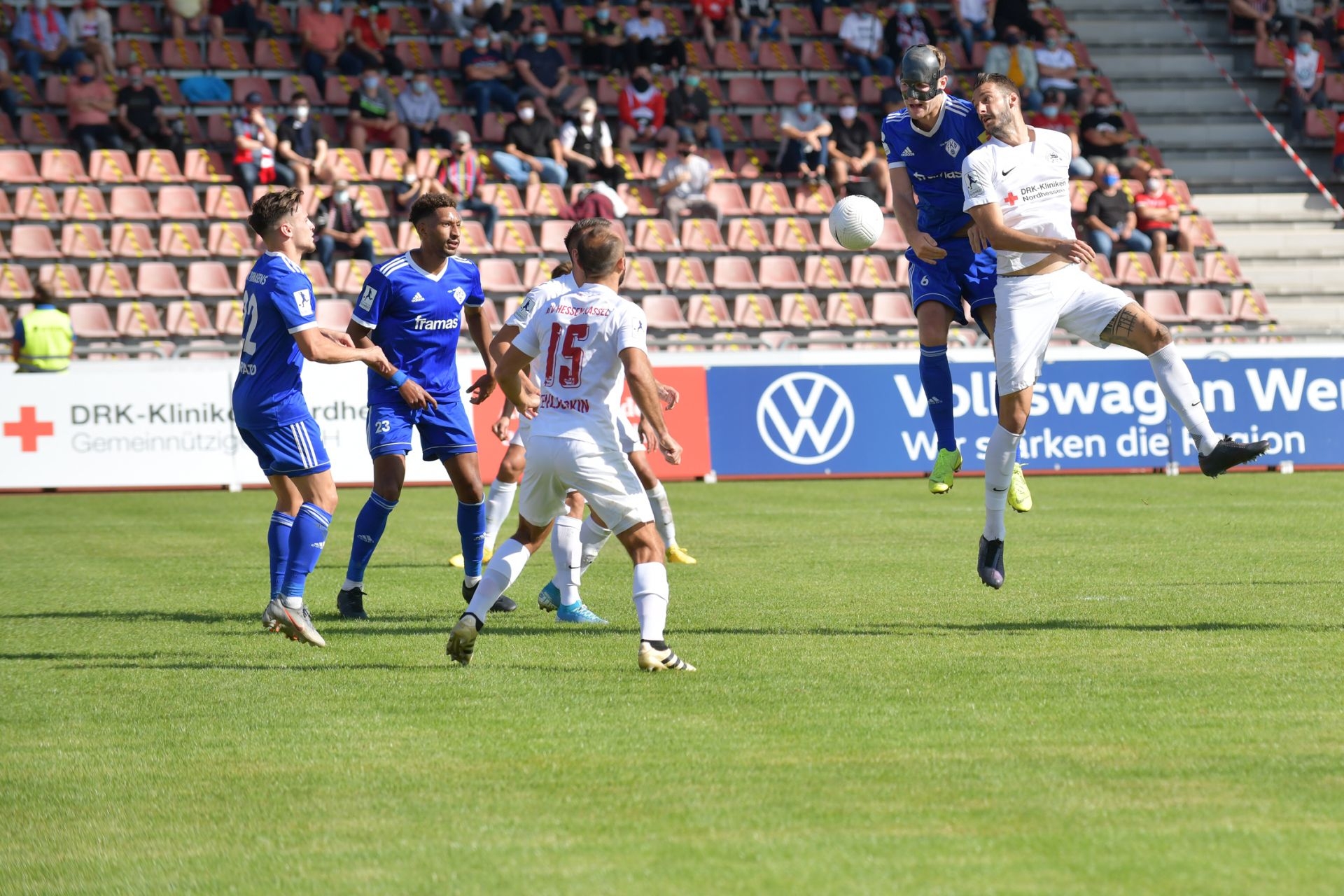 Regionalliga Südwest 2020/21, KSV Hessen Kassel, FK 03 Pirmasens, Endstand 1:1