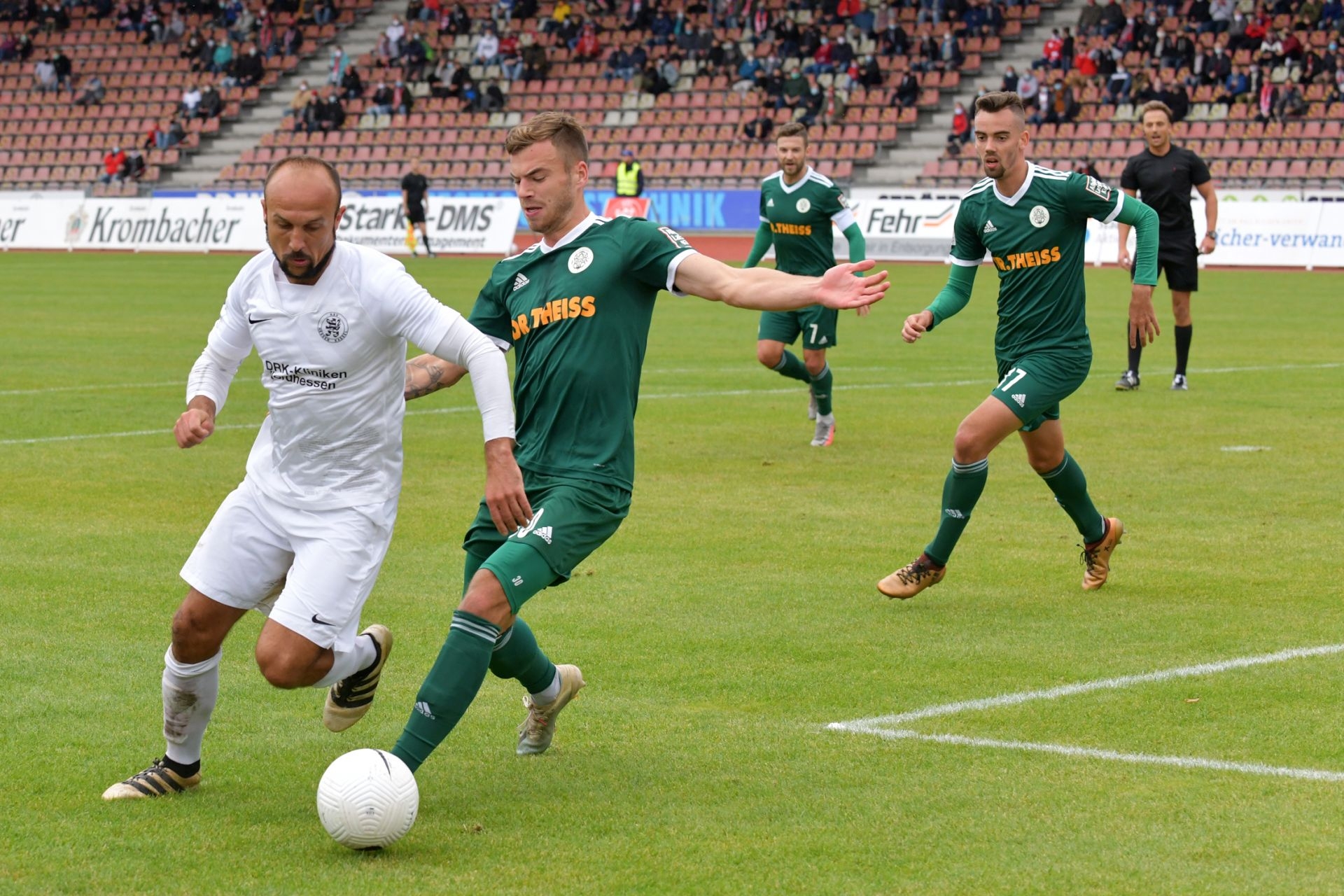 Regionalliga Südwest 2020/21, KSV Hessen Kassel, FC 08 Homburg, Endstand 0:1