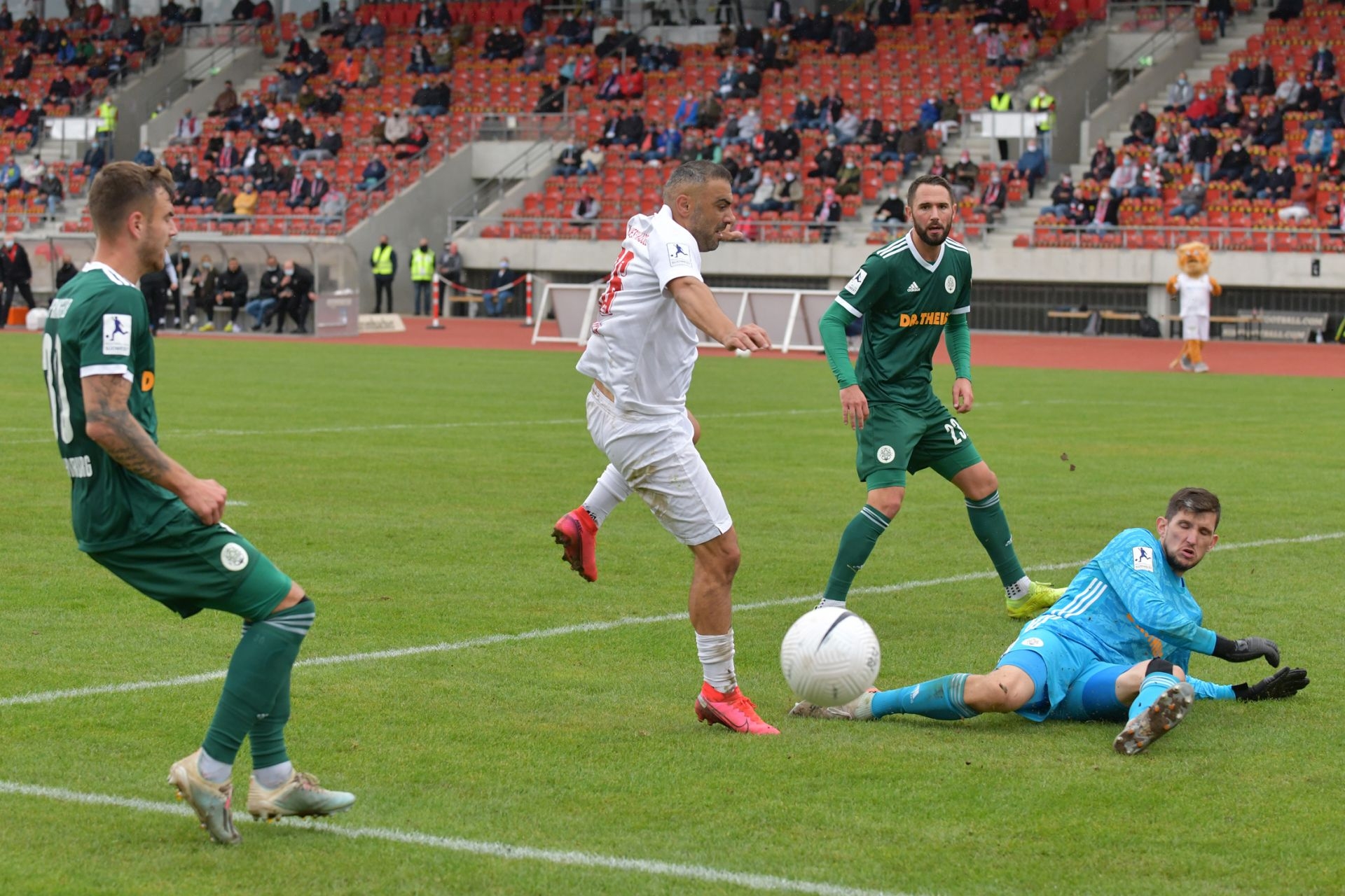 Regionalliga Südwest 2020/21, KSV Hessen Kassel, FC 08 Homburg, Endstand 0:1