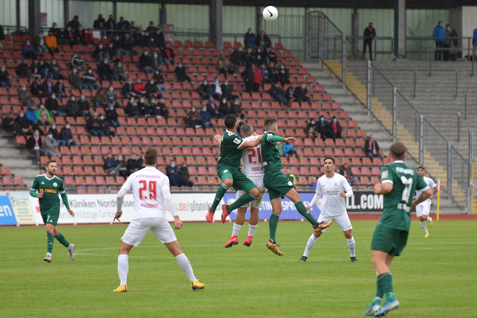 Regionalliga Südwest 2020/21, KSV Hessen Kassel, FC 08 Homburg, Endstand 0:1