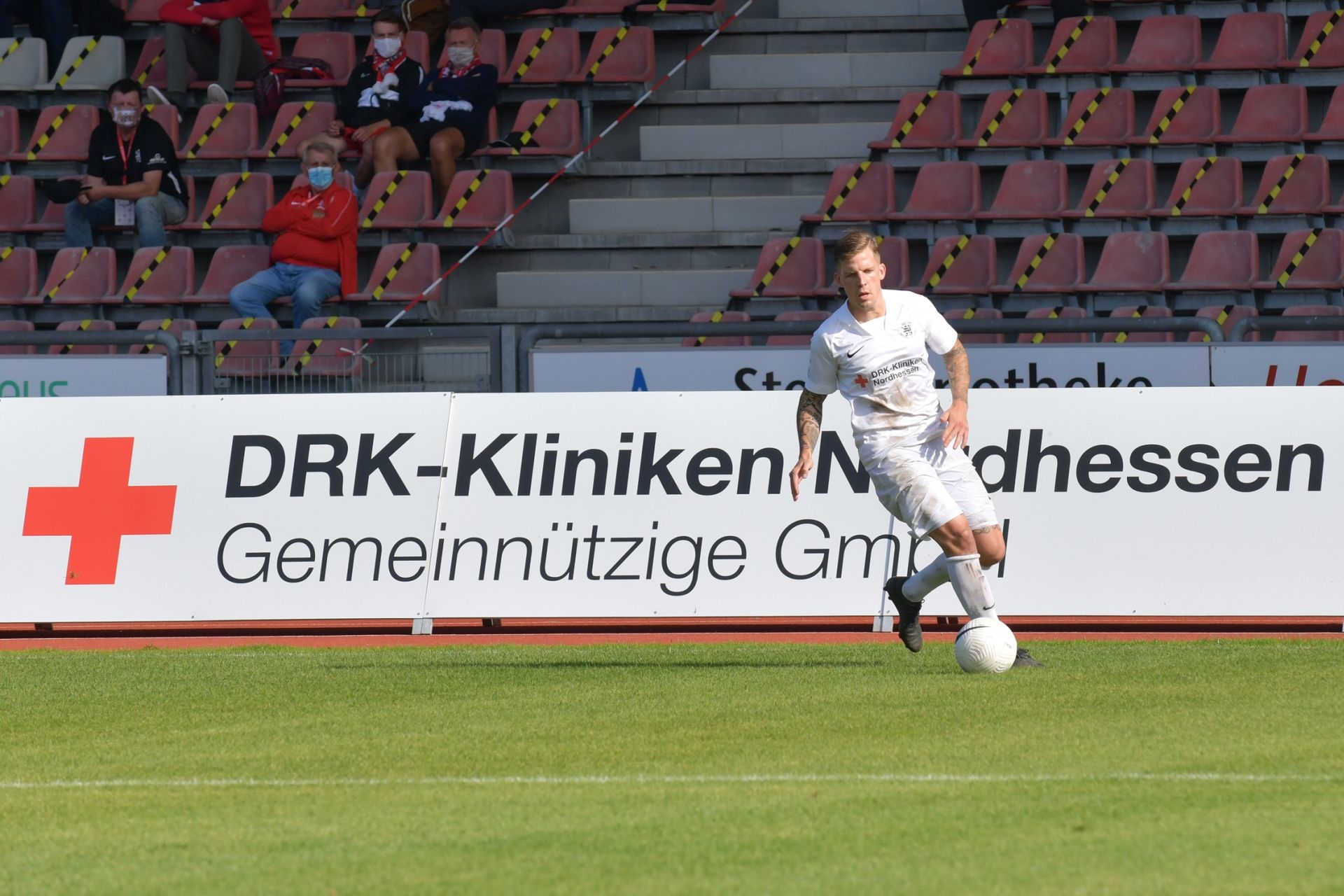 Regionalliga Südwest 2020/21, KSV Hessen Kassel, Rot-Weiss-Koblenz, Endstand 1:1, Tim-Philipp Brandner