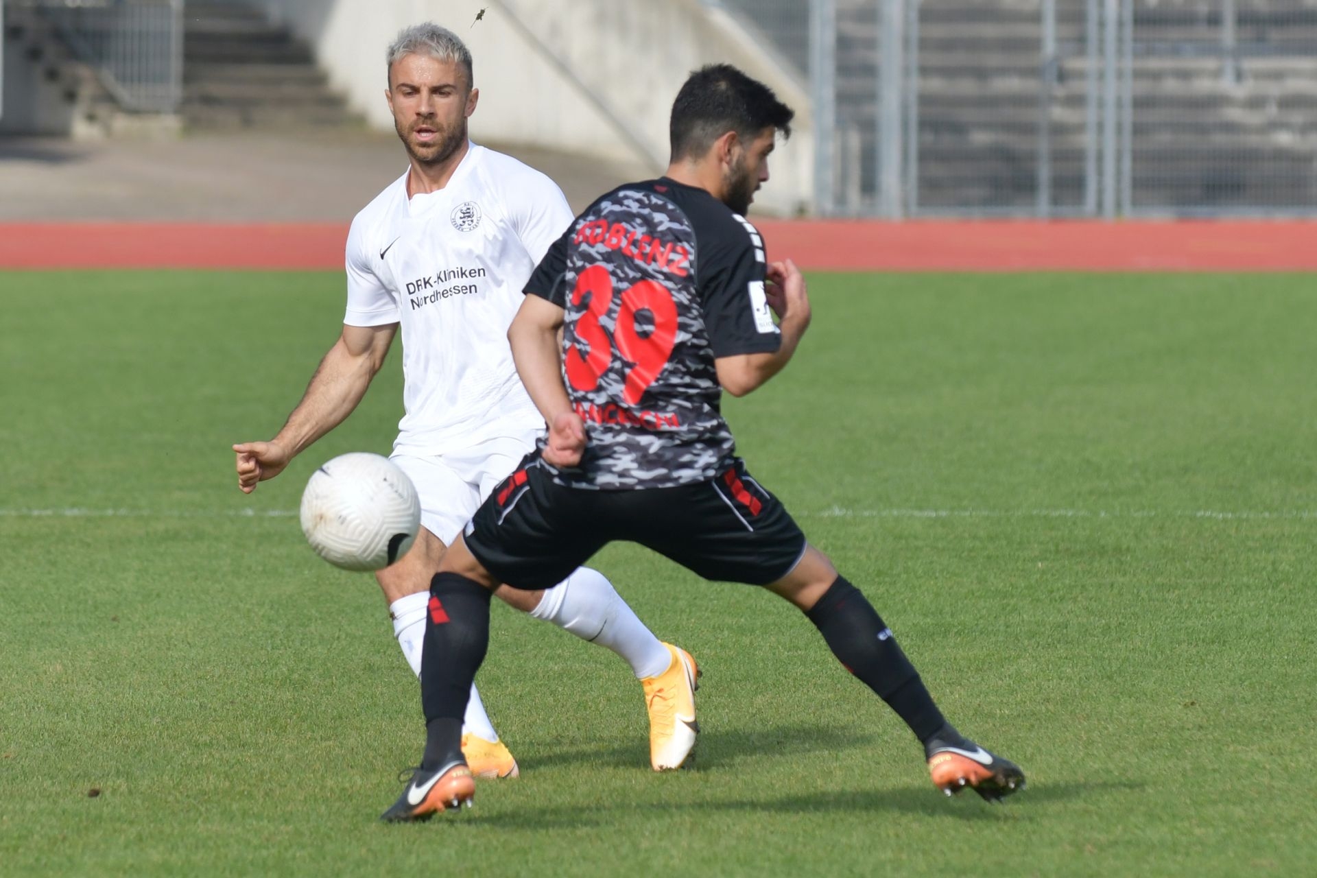 Regionalliga Südwest 2020/21, KSV Hessen Kassel, Rot-Weiss-Koblenz, Endstand 1:1, Alban Meha