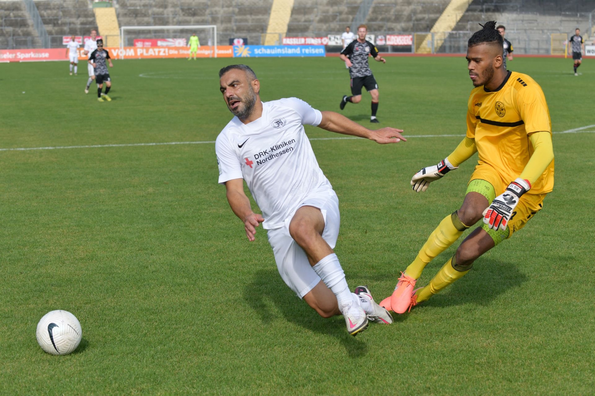 Regionalliga Südwest 2020/21, KSV Hessen Kassel, Rot-Weiss-Koblenz, Endstand 1:1