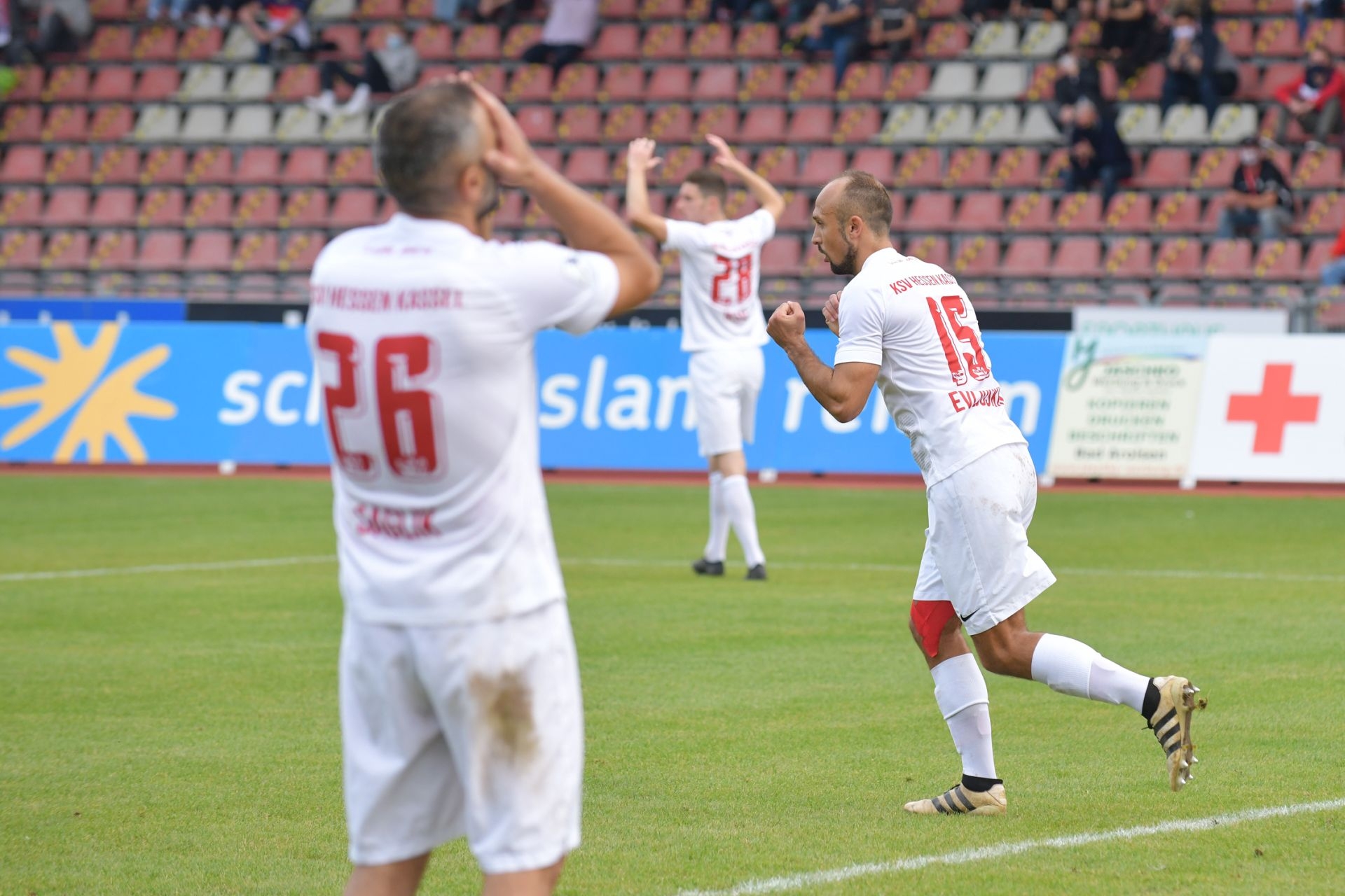 Regionalliga Südwest 2020/21, KSV Hessen Kassel, Rot-Weiss-Koblenz, Endstand 1:1, Saglik, Evljuskin, Iksal