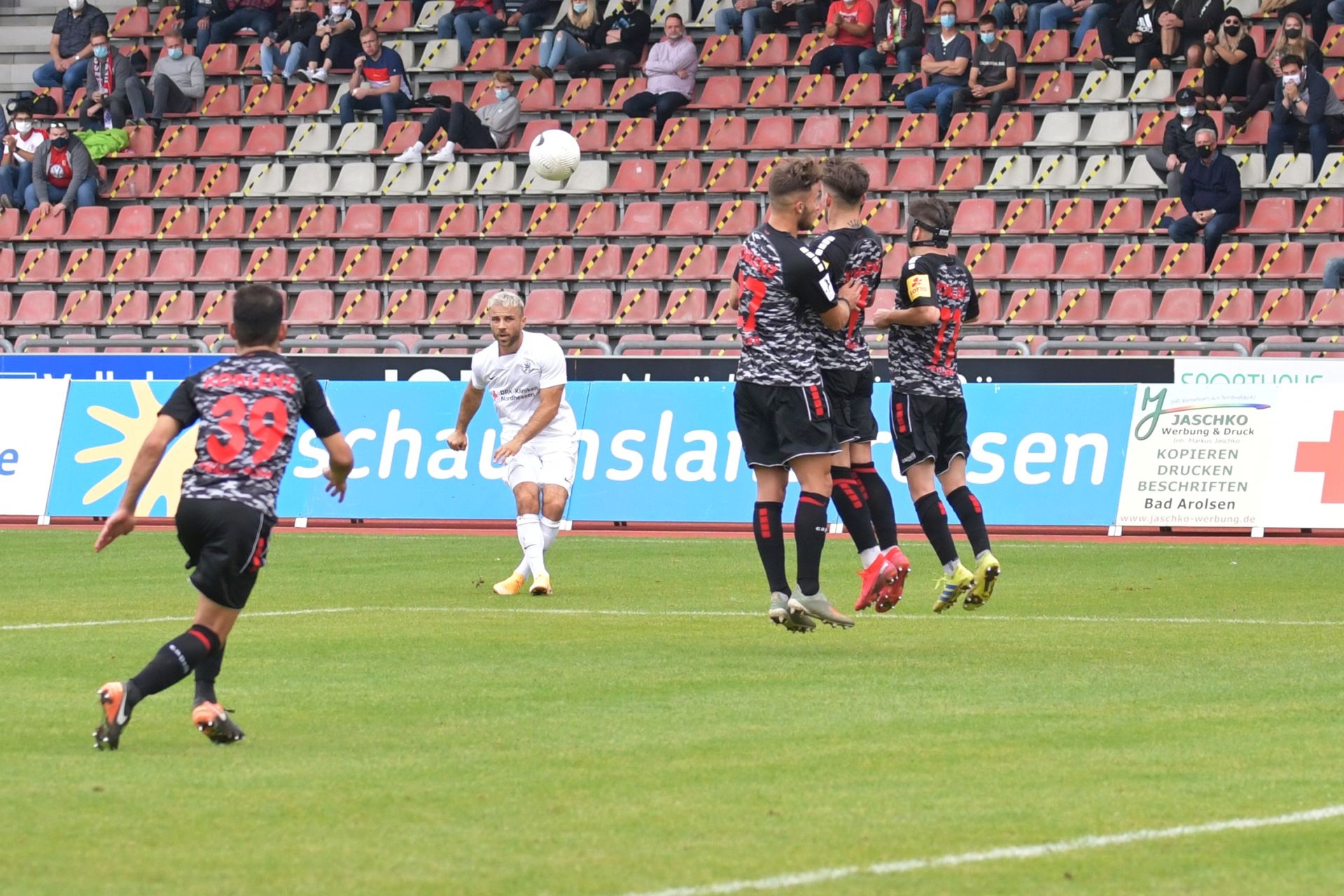 Regionalliga Südwest 2020/21, KSV Hessen Kassel, Rot-Weiss-Koblenz, Endstand 1:1, Meha