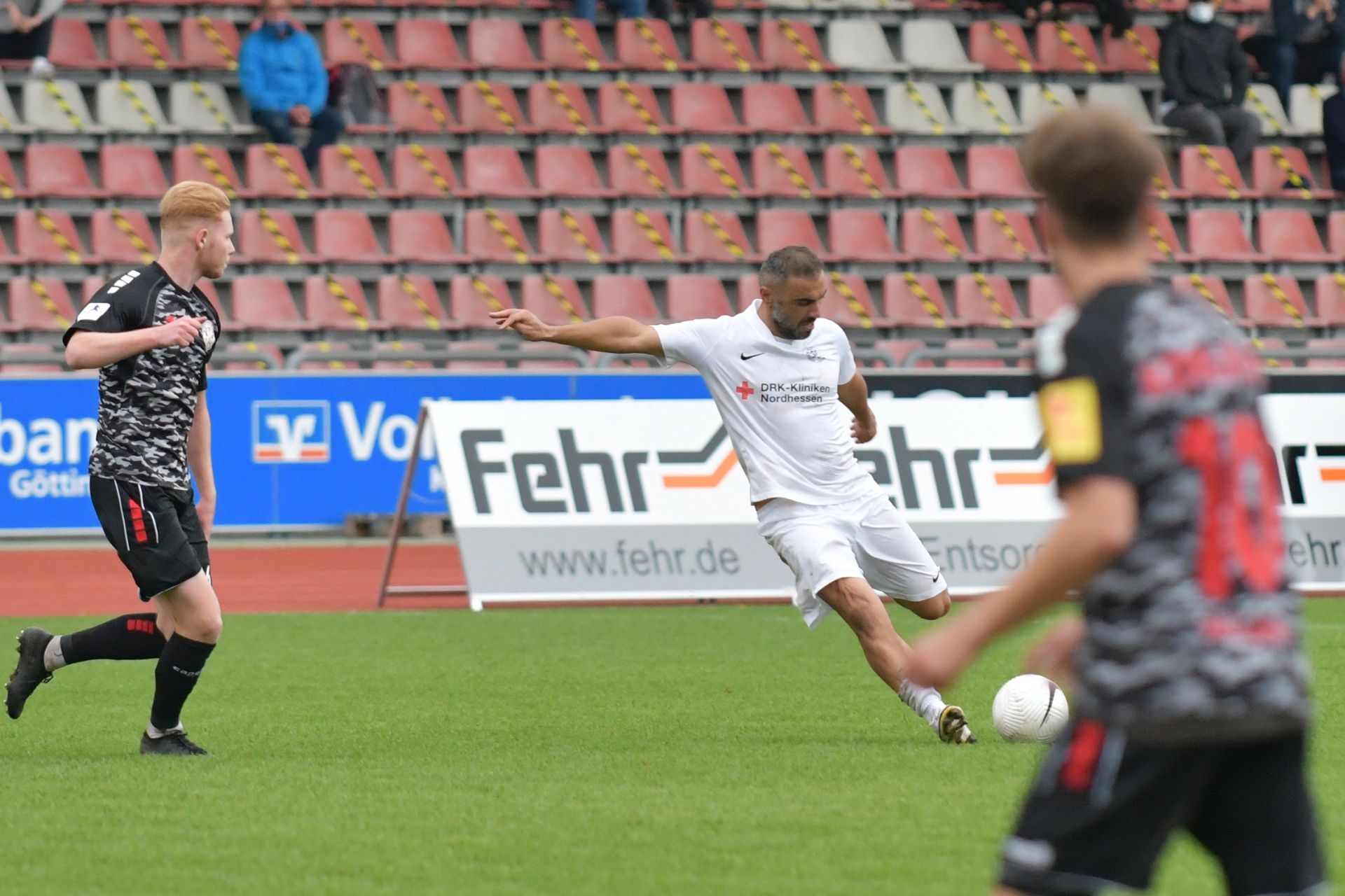 Regionalliga Südwest 2020/21, KSV Hessen Kassel, Rot-Weiss-Koblenz, Endstand 1:1, Mahir Saglik