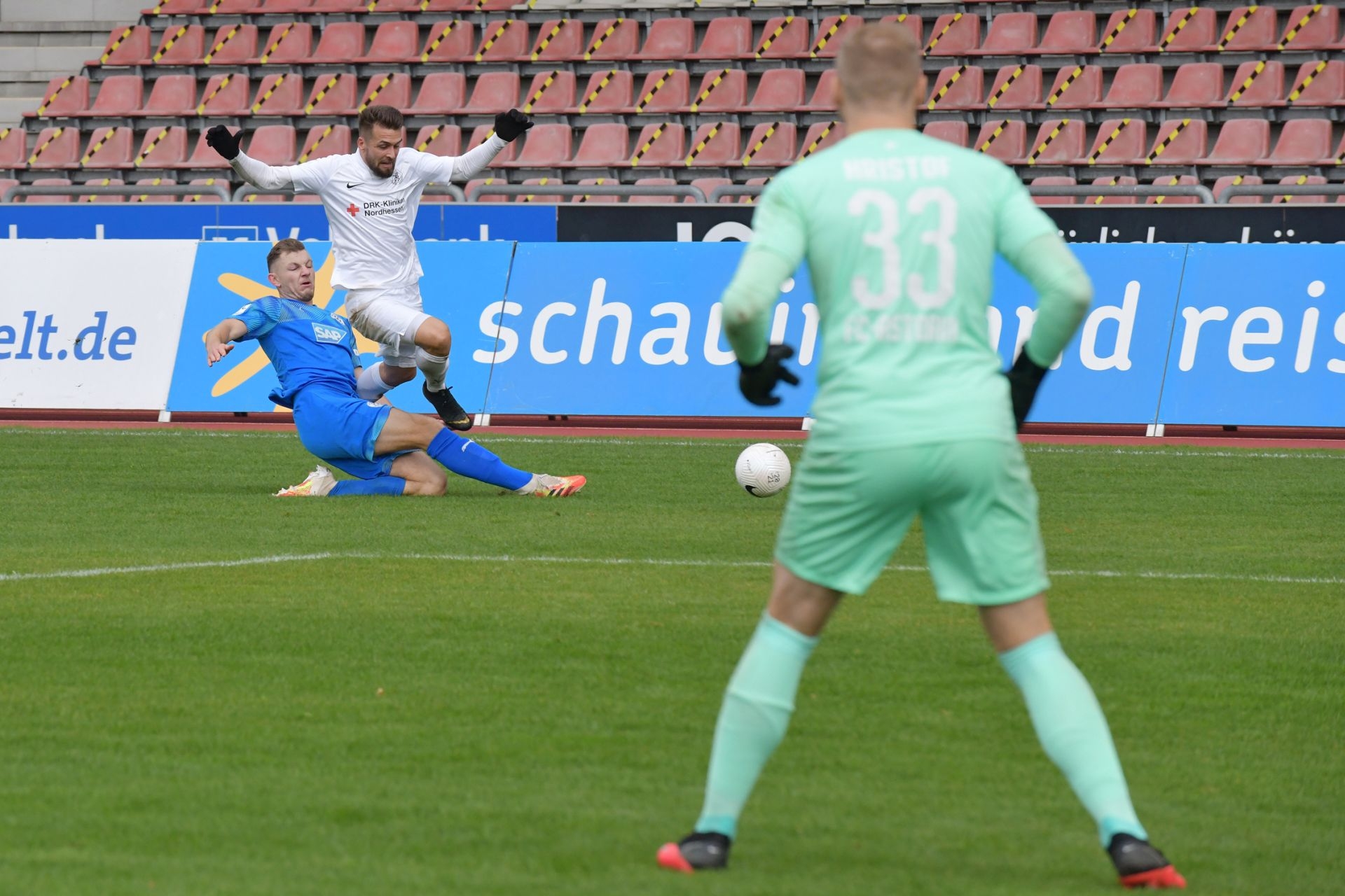 Regionalliga Südwest 2020/21, KSV Hessen Kassel, FC Astoria Walldorf, Endstand 1:3